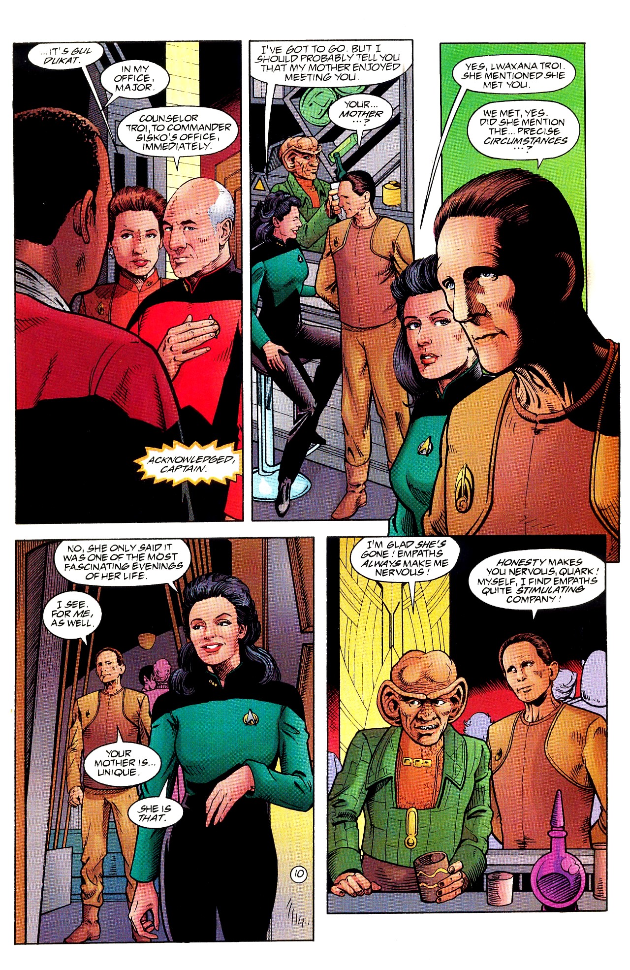 Read online Star Trek: Deep Space Nine/The Next Generation comic -  Issue #1 - 12