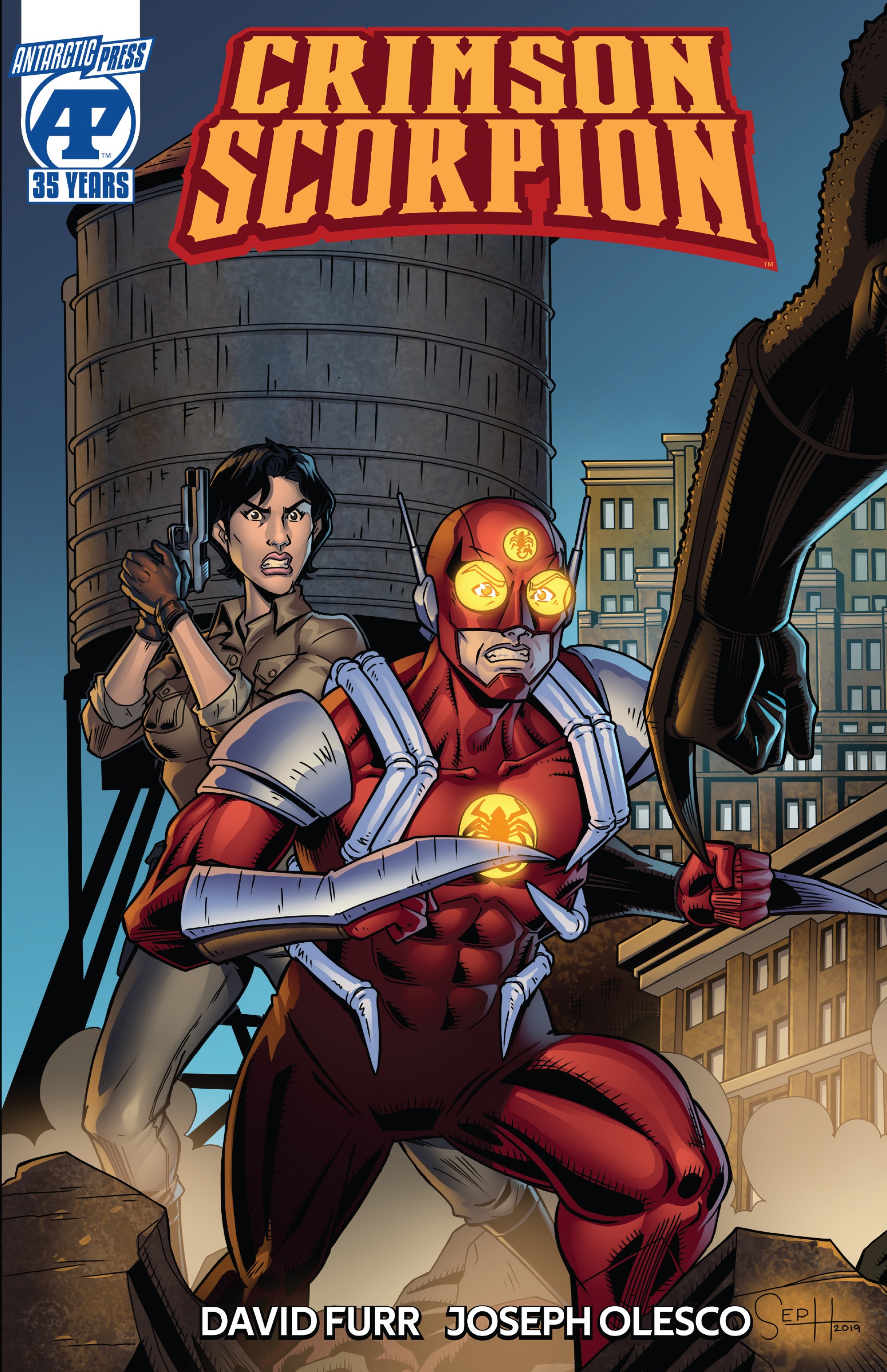 Read online Crimson Scorpion comic -  Issue #1 - 1
