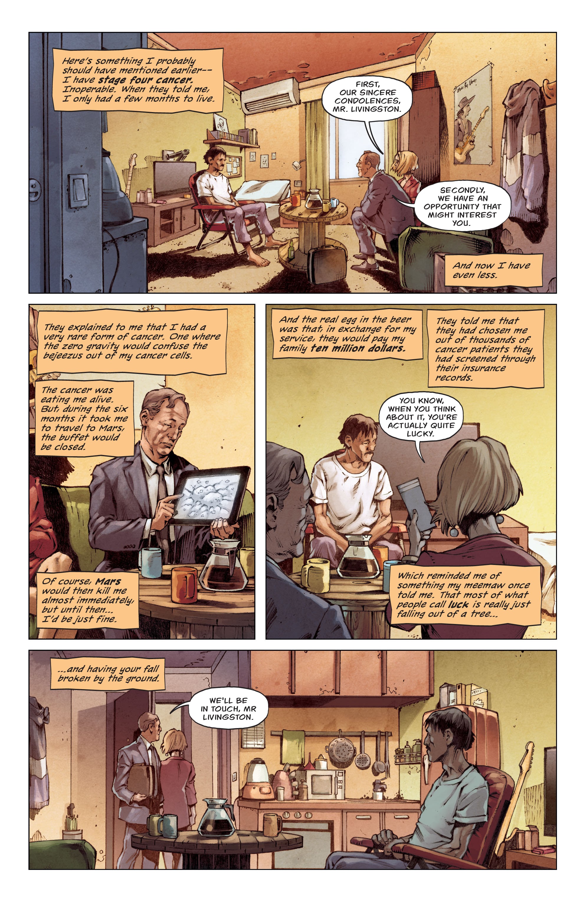 Read online Traveling To Mars comic -  Issue #1 - 13