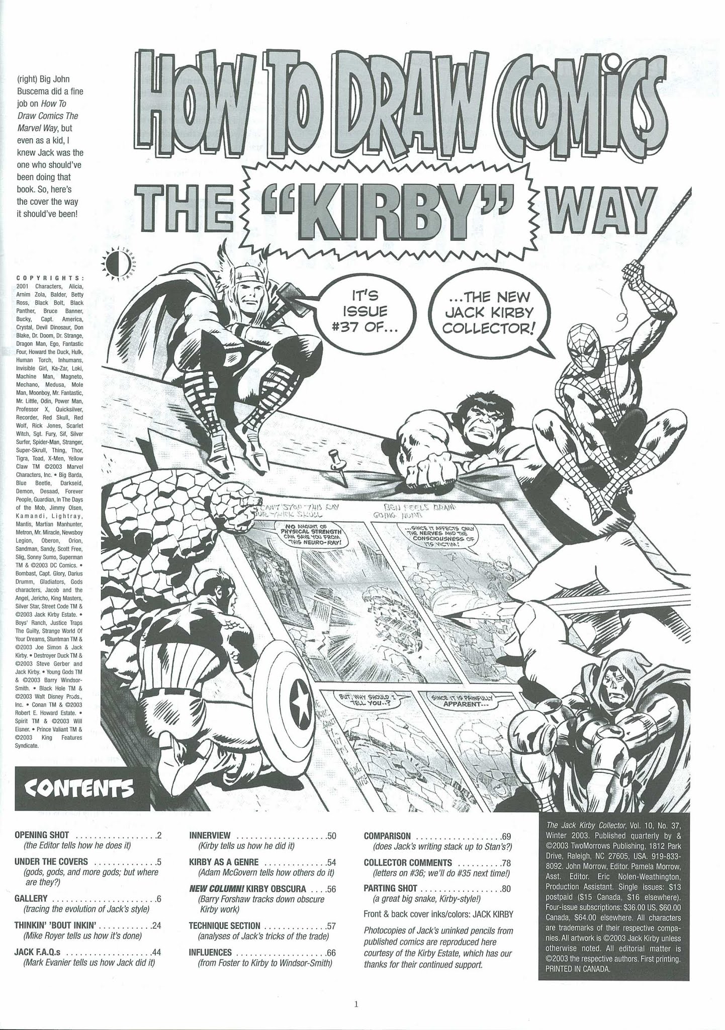Read online The Jack Kirby Collector comic -  Issue #37 - 3