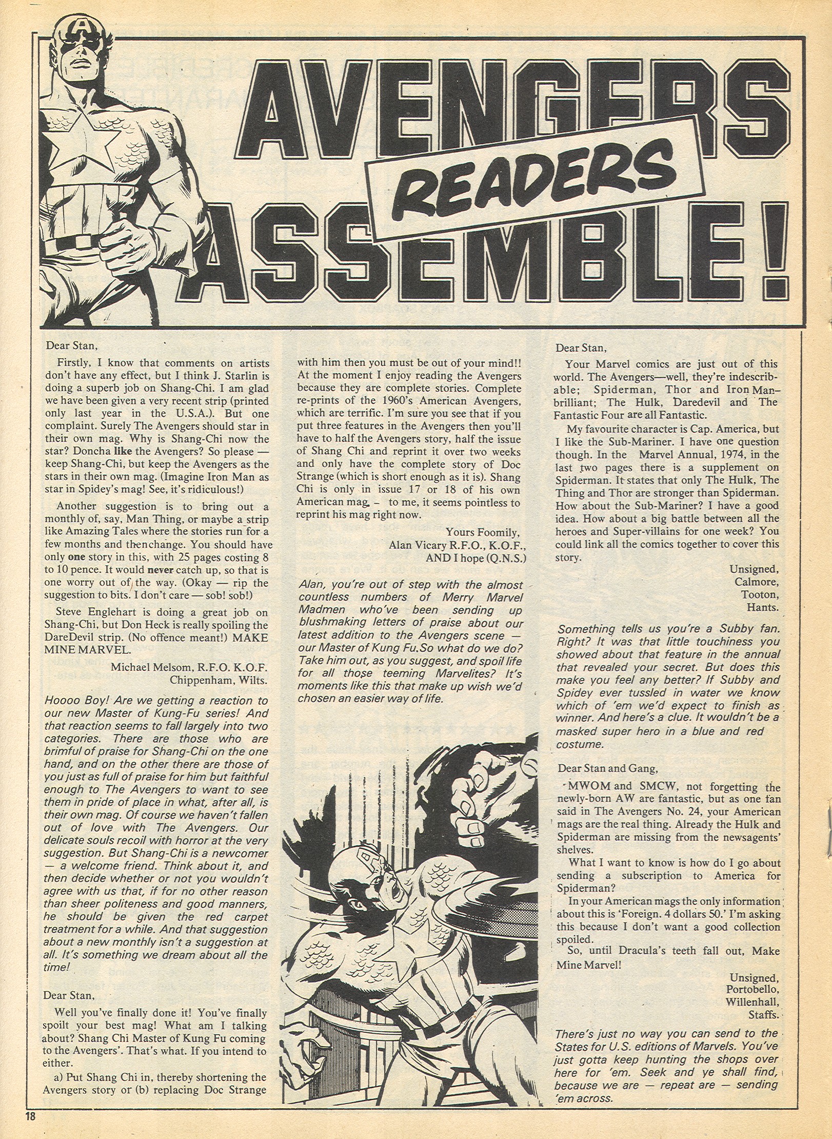 Read online The Avengers (1973) comic -  Issue #45 - 18
