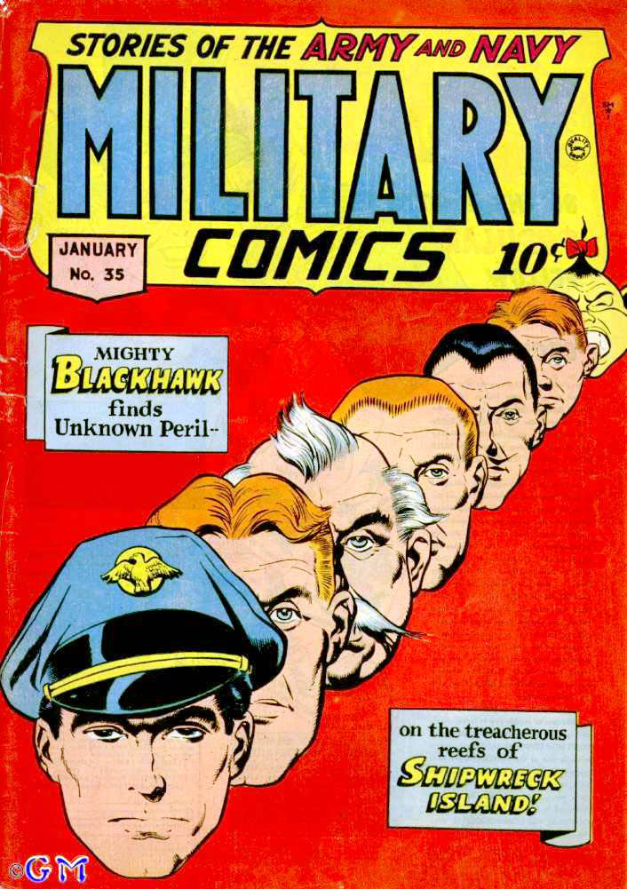 Read online Military Comics comic -  Issue #35 - 1