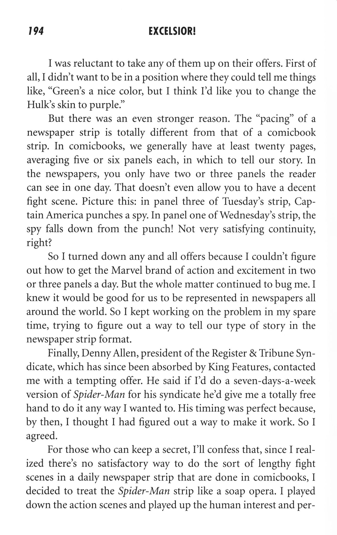 Read online Excelsior! The Amazing Life of Stan Lee comic -  Issue # TPB (Part 3) - 4