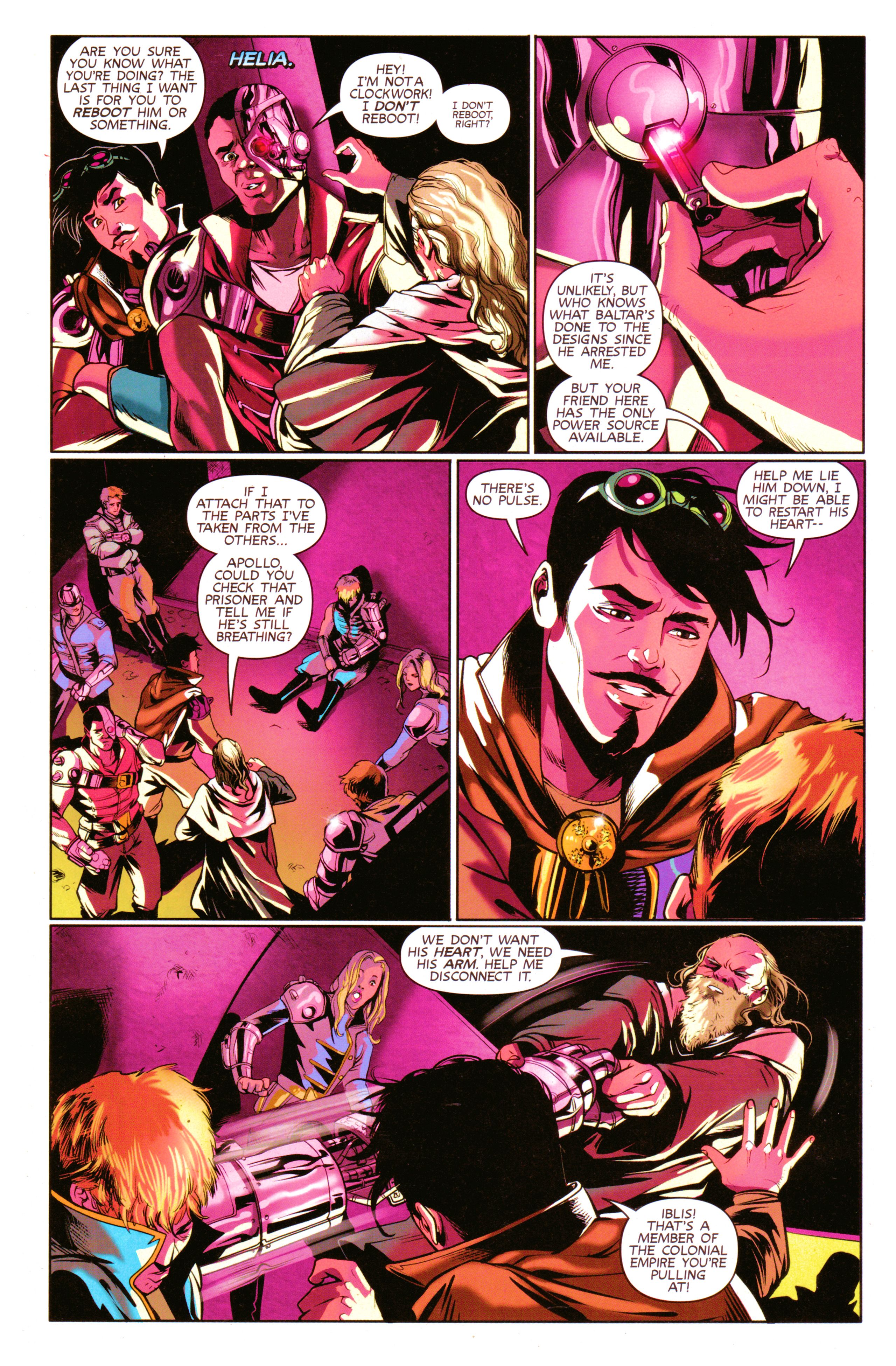 Read online Steampunk Battlestar Galactica 1880 comic -  Issue #2 - 14