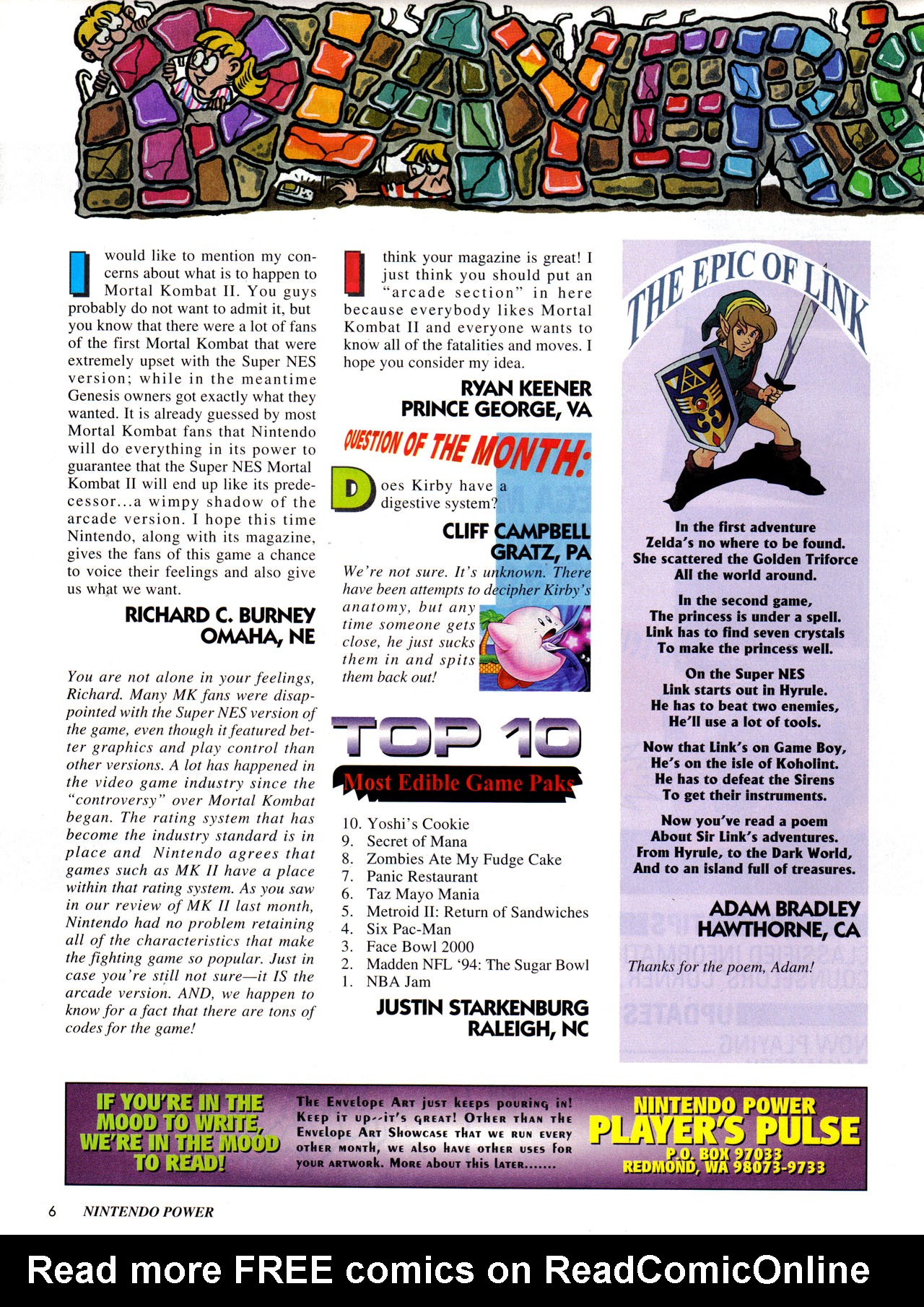 Read online Nintendo Power comic -  Issue #65 - 7
