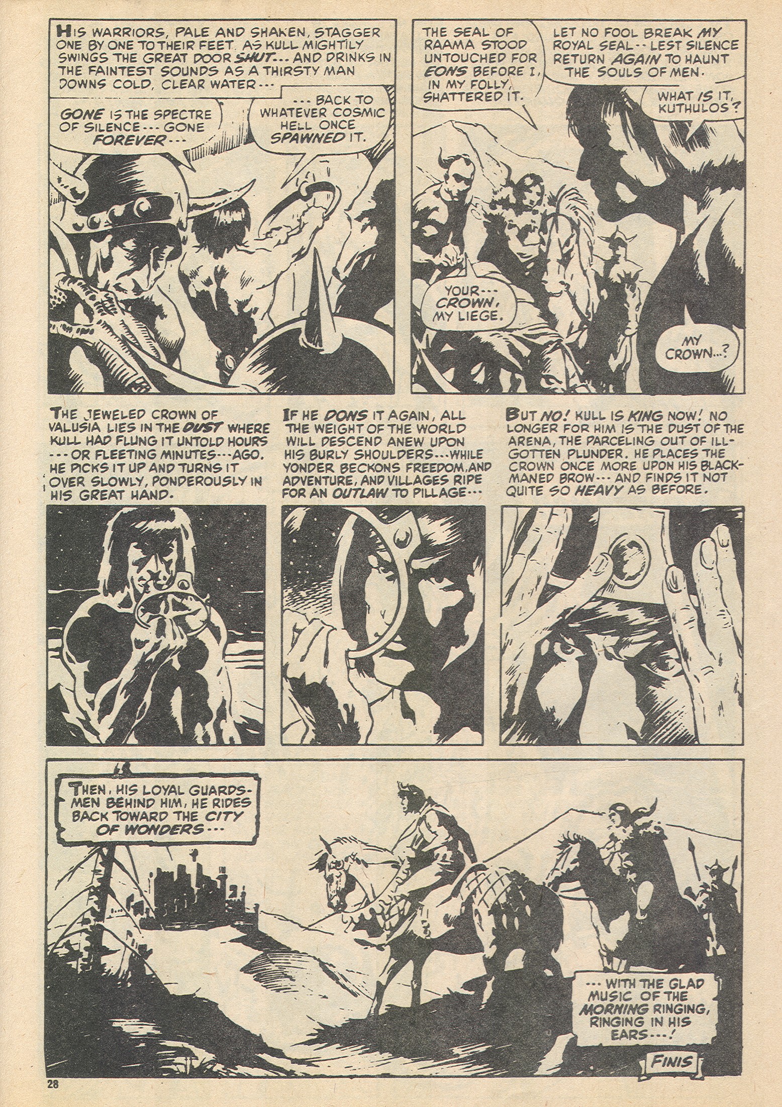 Read online The Savage Sword of Conan (1975) comic -  Issue #5 - 28