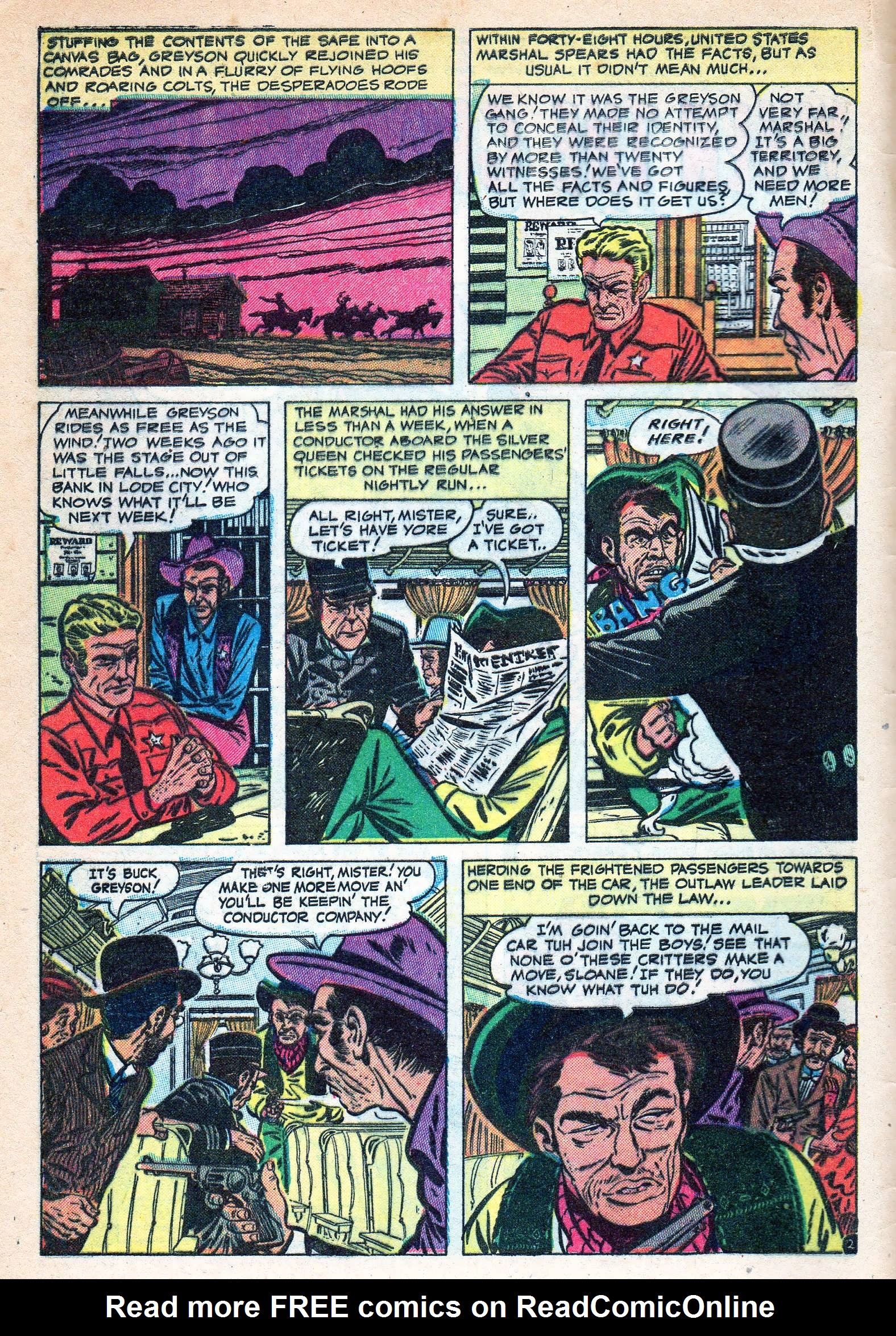 Read online Western Outlaws (1954) comic -  Issue #3 - 4