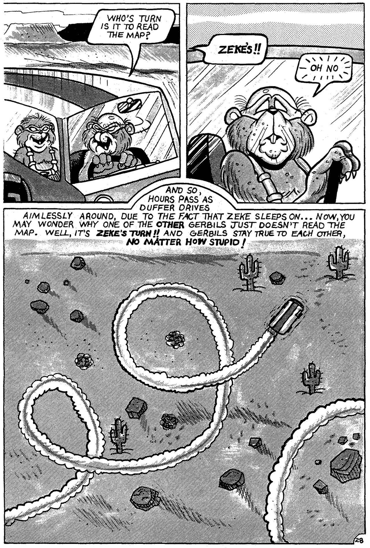 Read online Geriatric Gangrene Jujitsu Gerbils comic -  Issue #1 - 31