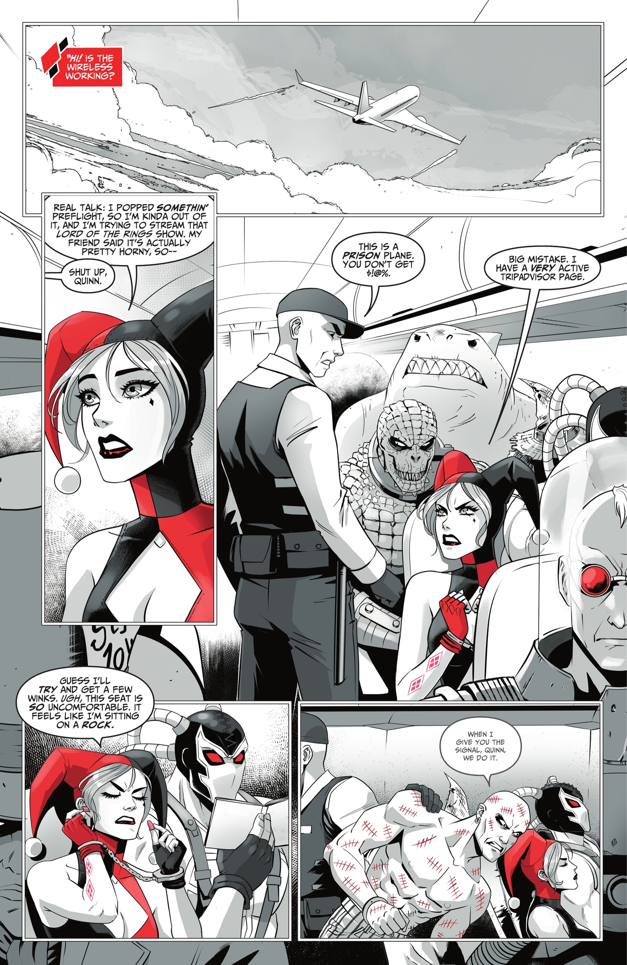 Read online Harley Quinn: Black   White   Redder comic -  Issue #5 - 17