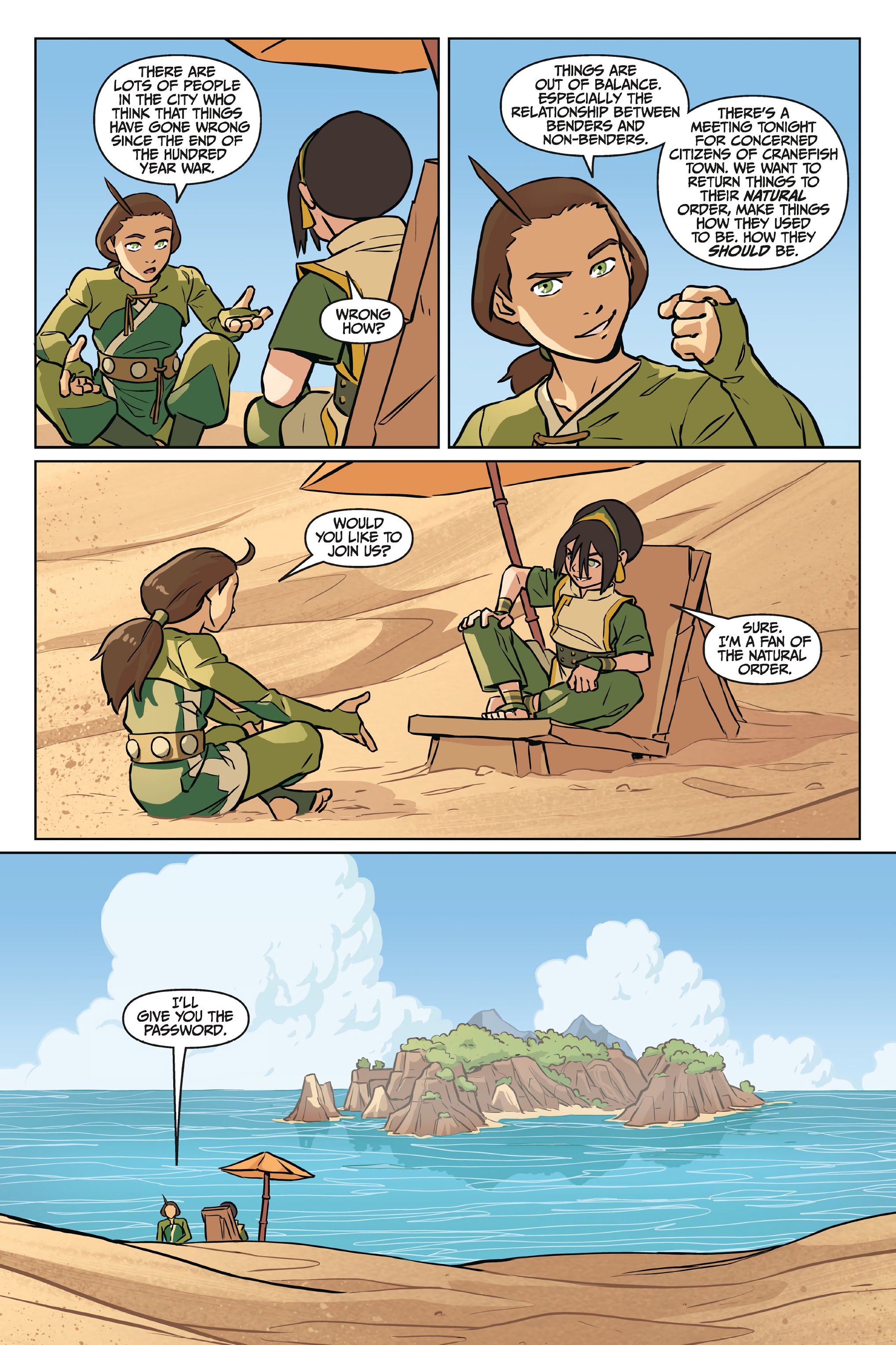 Read online Nickelodeon Avatar: The Last Airbender - Imbalance comic -  Issue # _Omnibus (Part 2) - 7