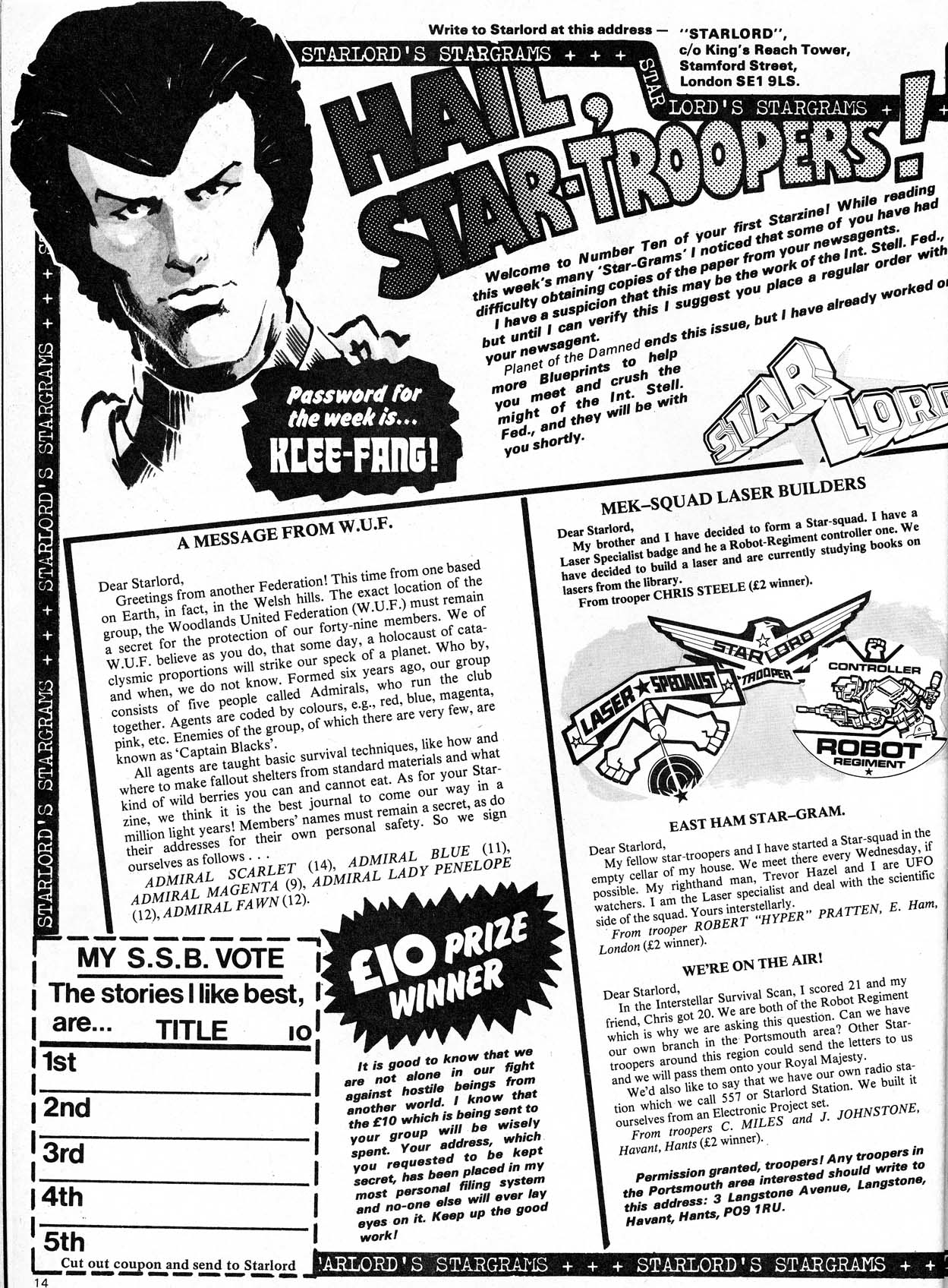 Read online Starlord comic -  Issue #10 - 14