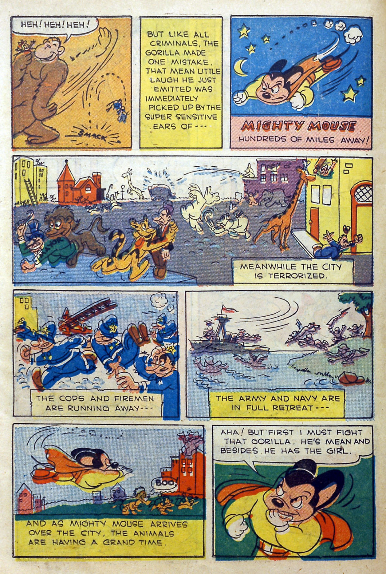 Read online Paul Terry's Mighty Mouse Comics comic -  Issue #42 - 55