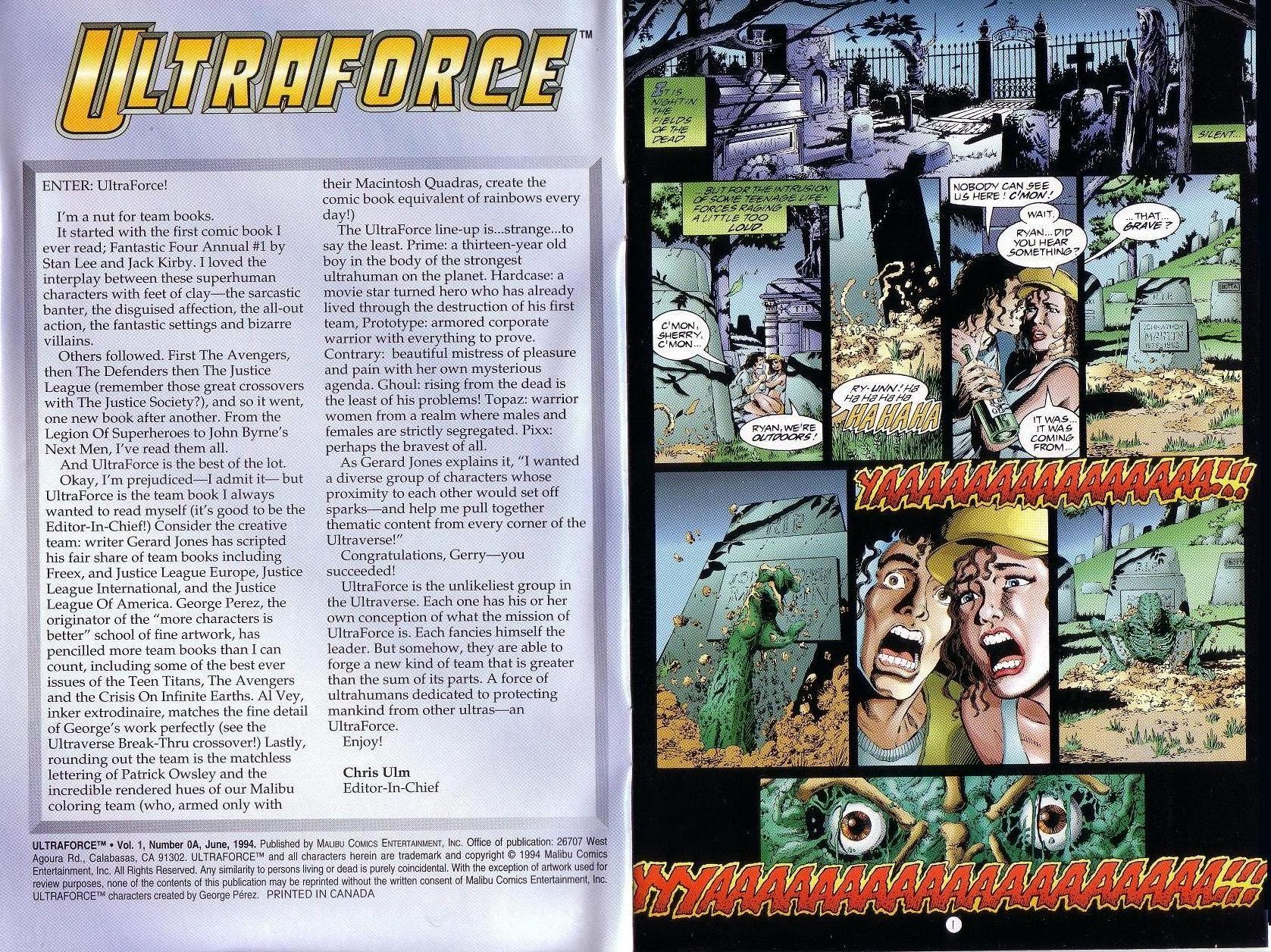 Read online Malibu Ashcan: UltraForce comic -  Issue #0 - 2