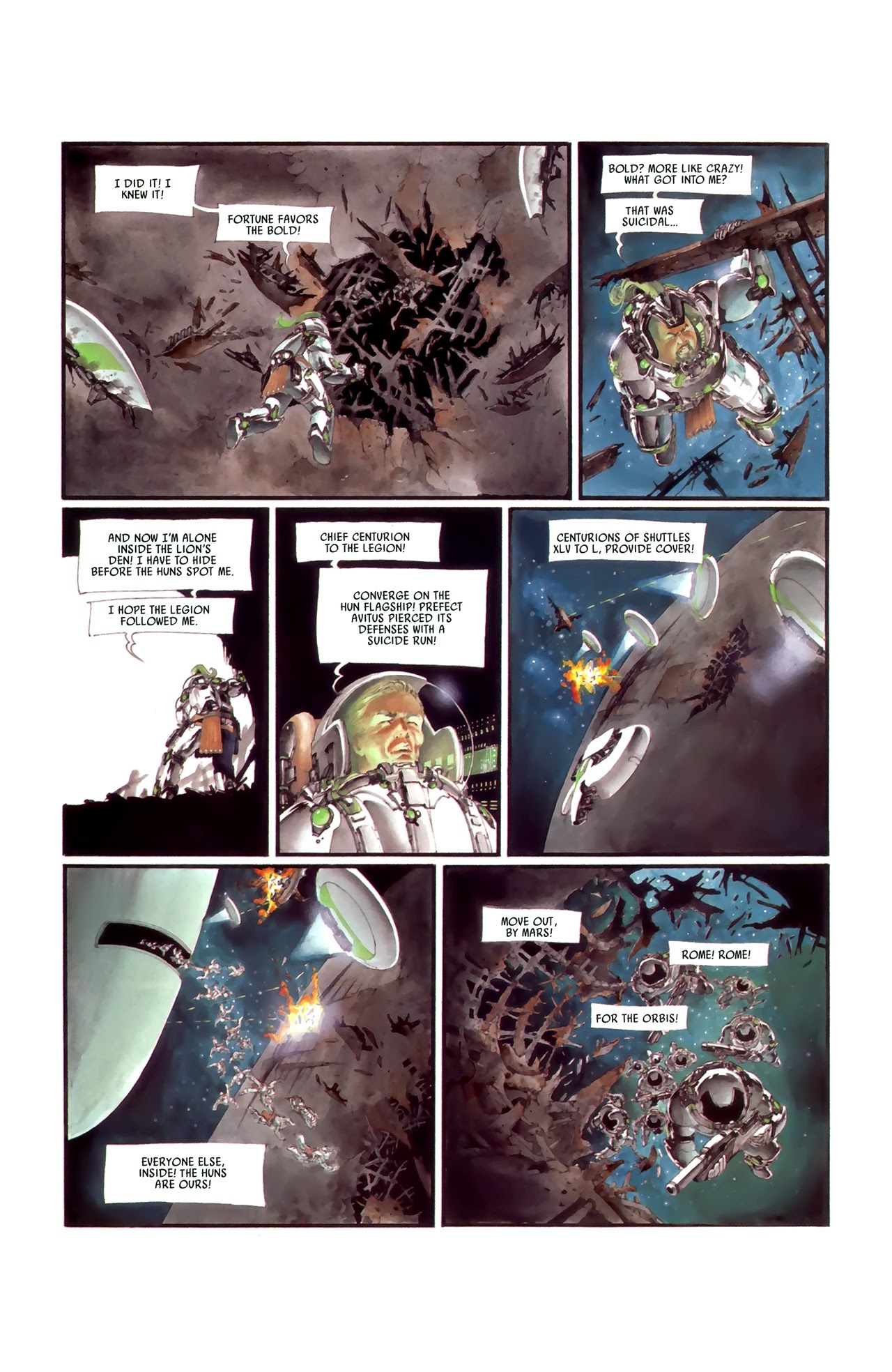 Read online Scourge Of The Gods: The Fall comic -  Issue #1 - 28