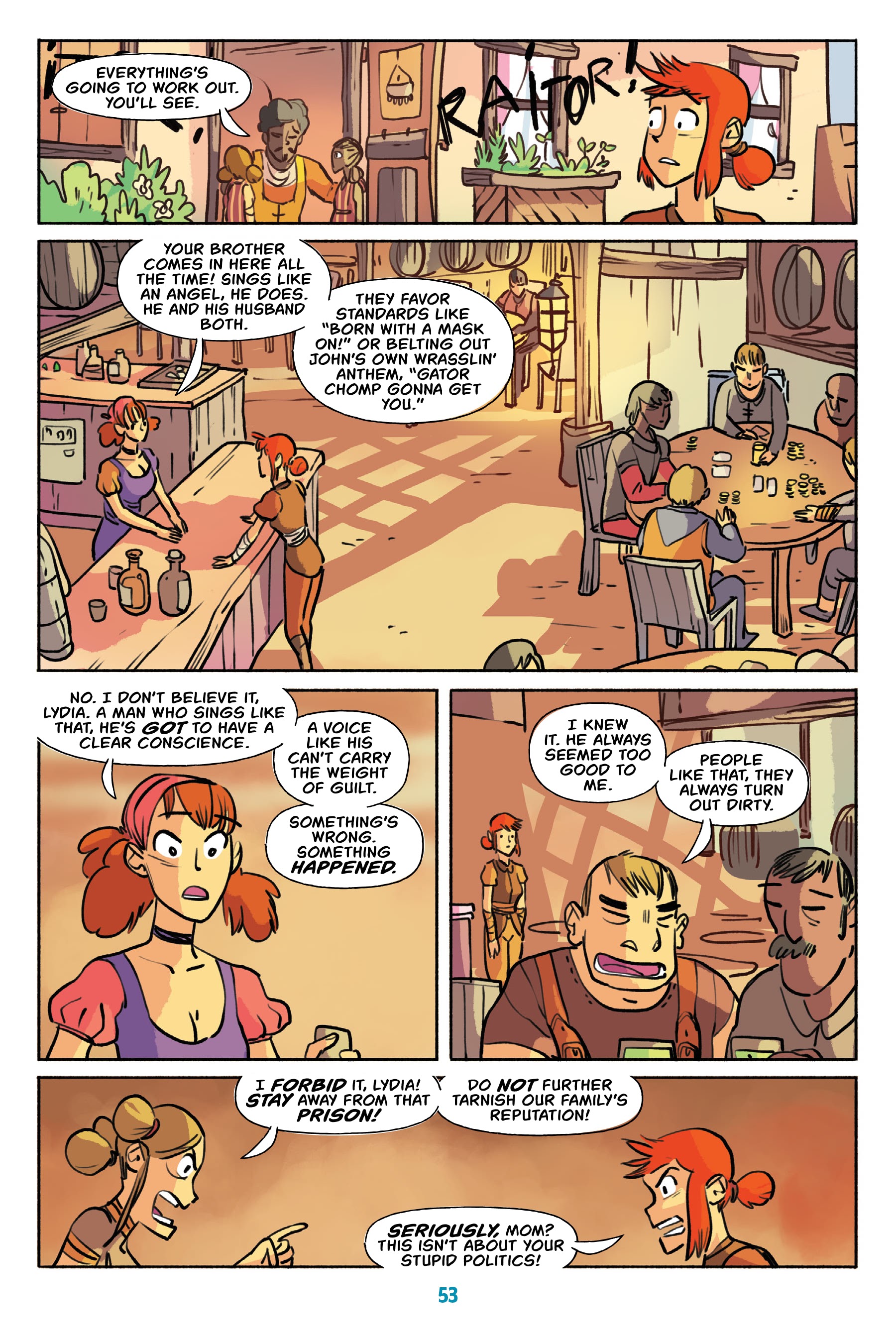 Read online Wrassle Castle comic -  Issue #1 - 52