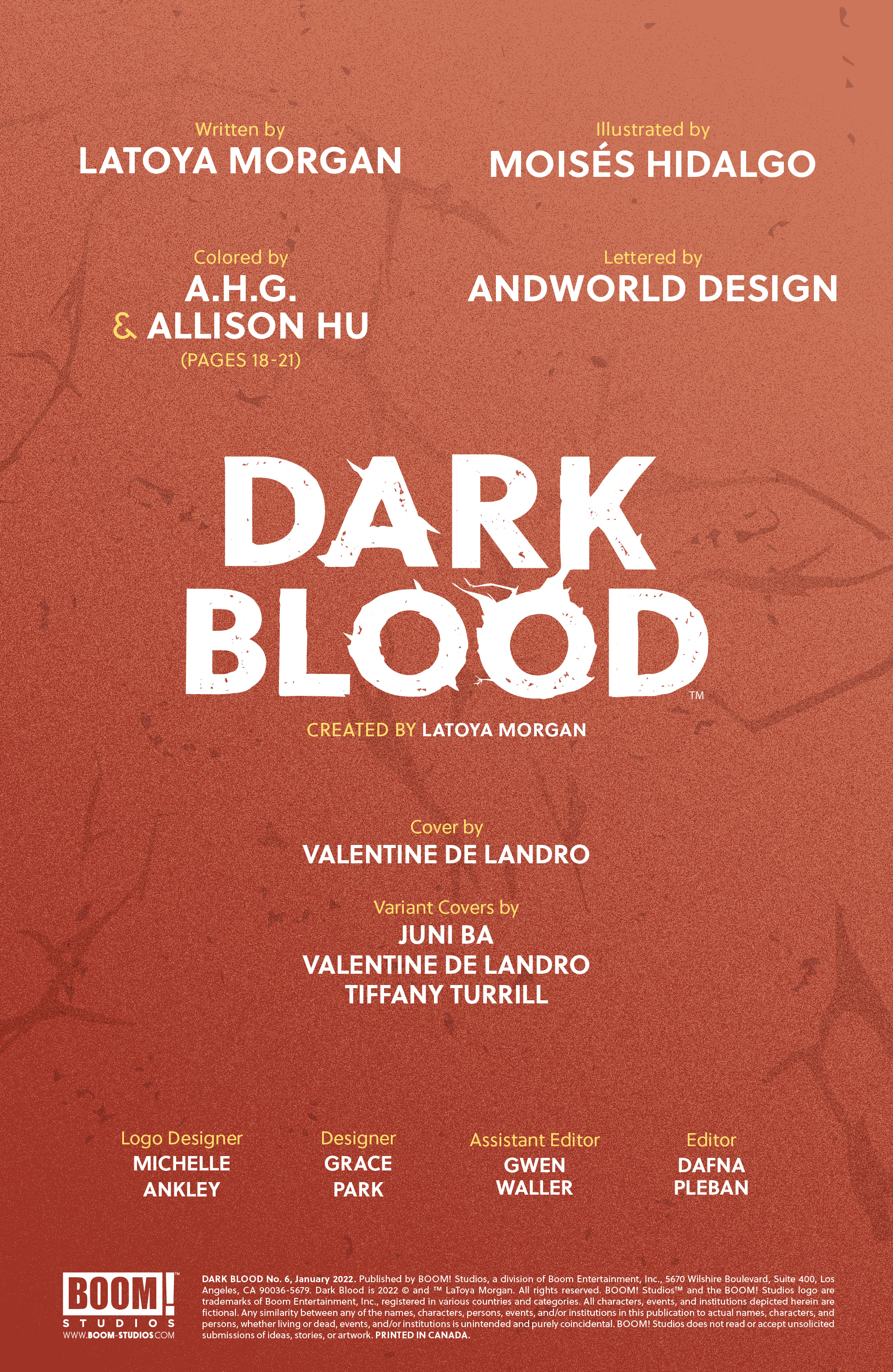 Read online Dark Blood comic -  Issue #6 - 2