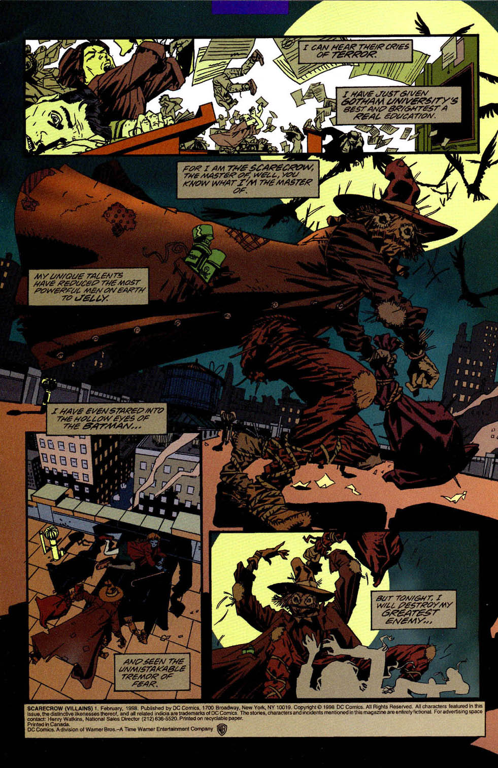 Read online Scarecrow (Villains) comic -  Issue # Full - 2