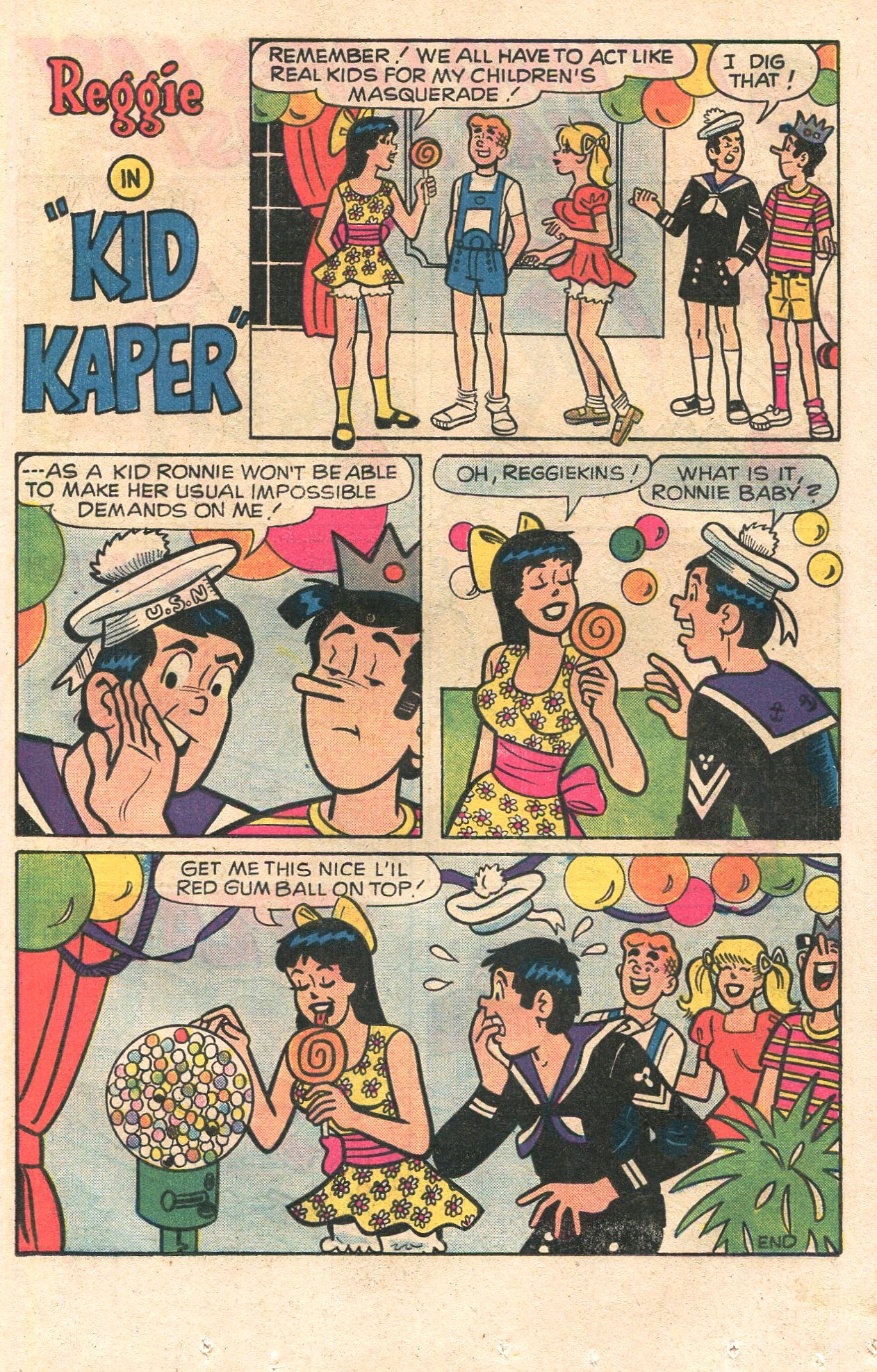 Read online Reggie's Wise Guy Jokes comic -  Issue #37 - 13