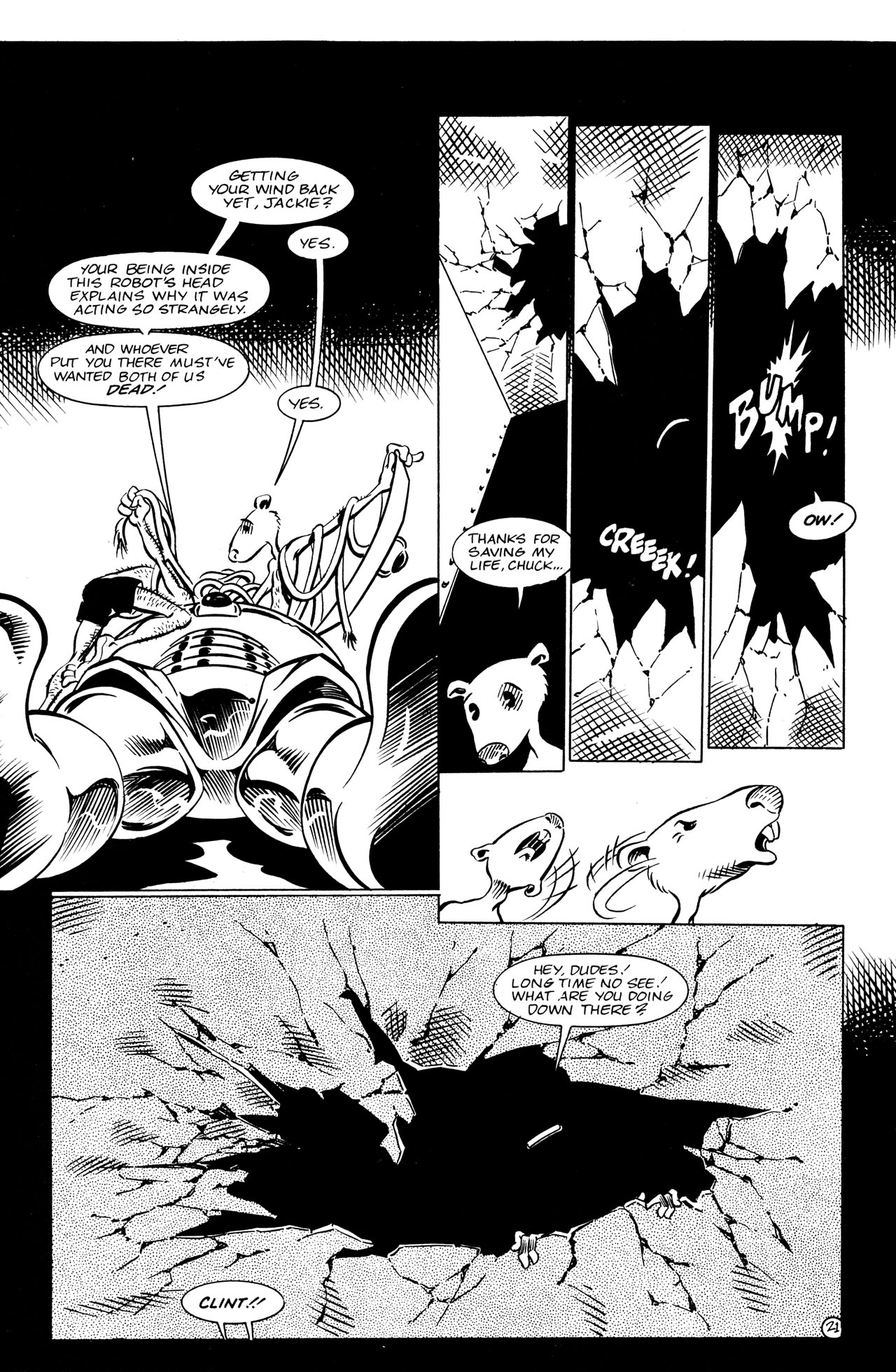 Read online Adolescent Radioactive Black Belt Hamsters comic -  Issue #7 - 22