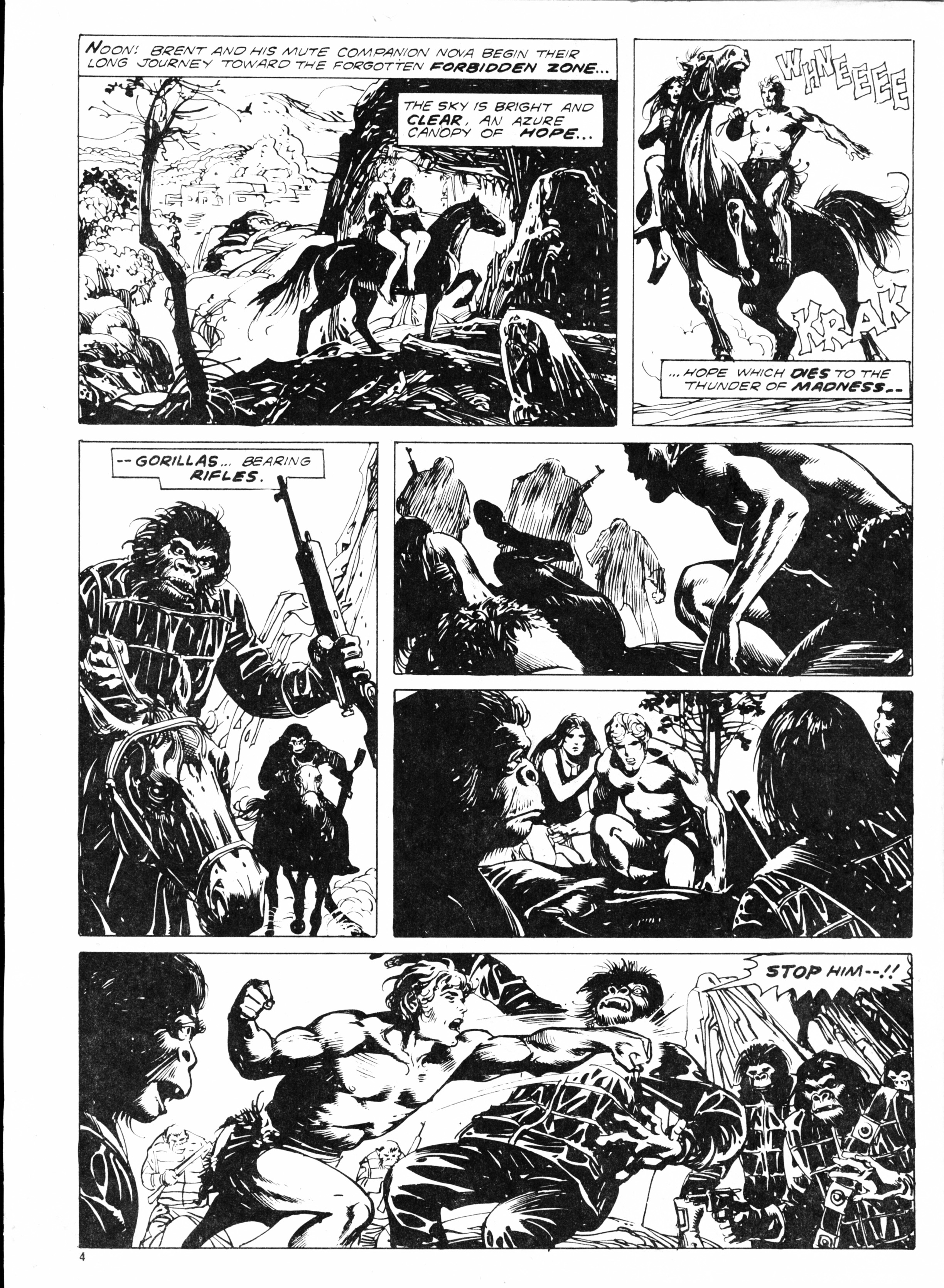 Read online Planet of the Apes (1974) comic -  Issue #38 - 4