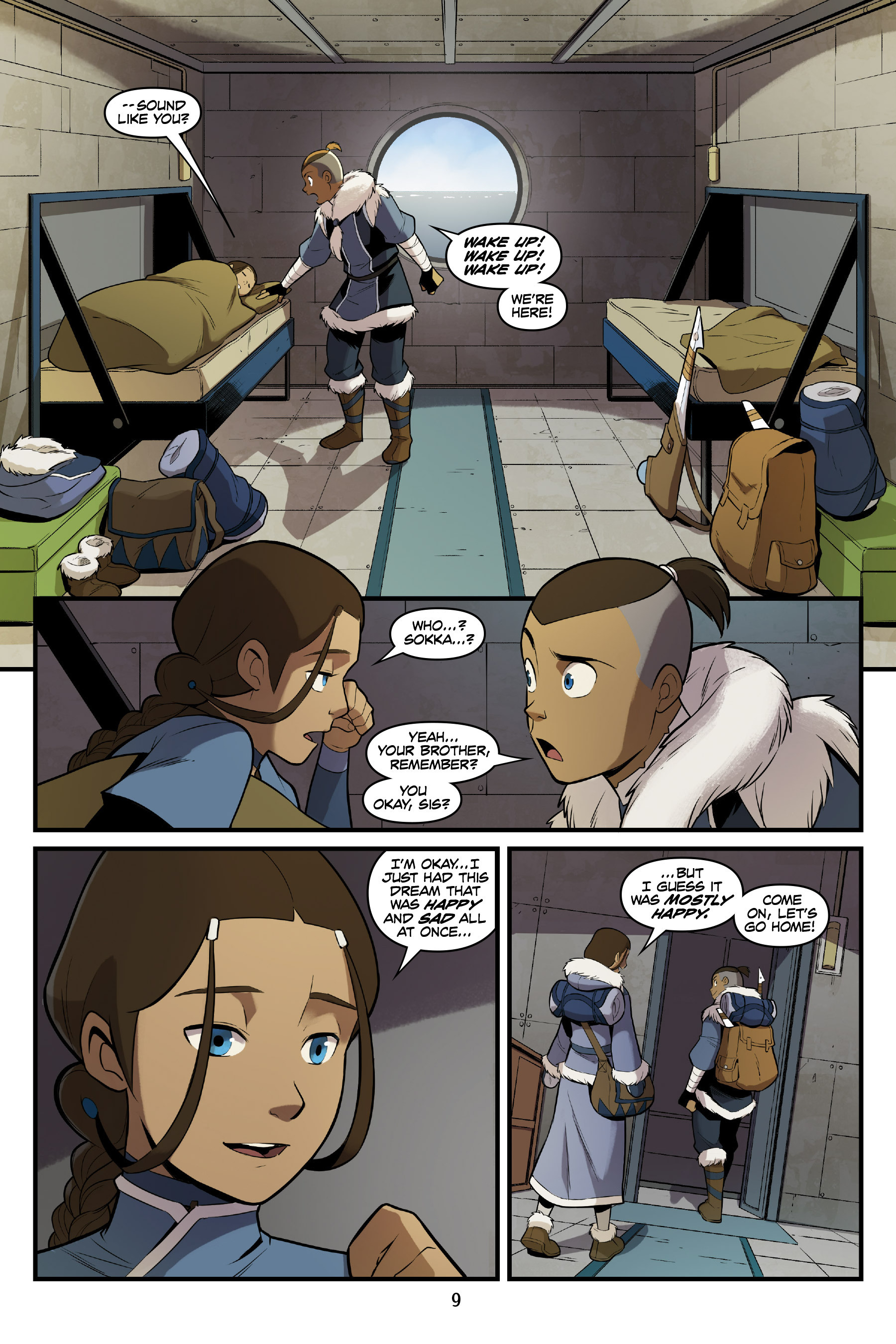 Read online Nickelodeon Avatar: The Last Airbender - North and South comic -  Issue #1 - 10