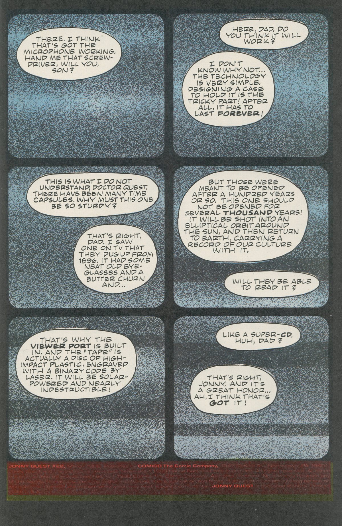 Read online Jonny Quest comic -  Issue #22 - 3