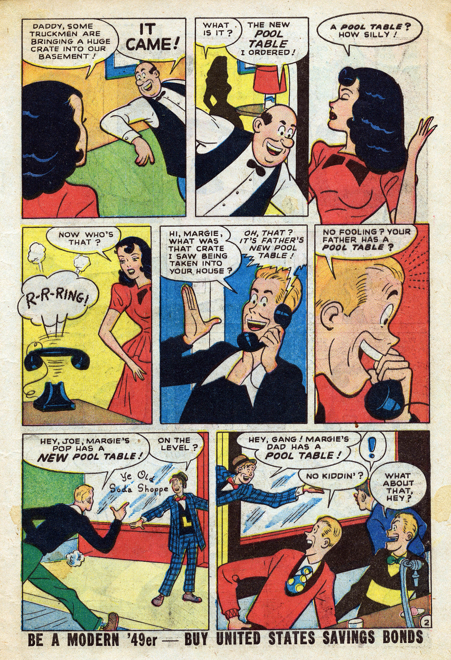 Read online Margie Comics comic -  Issue #48 - 11