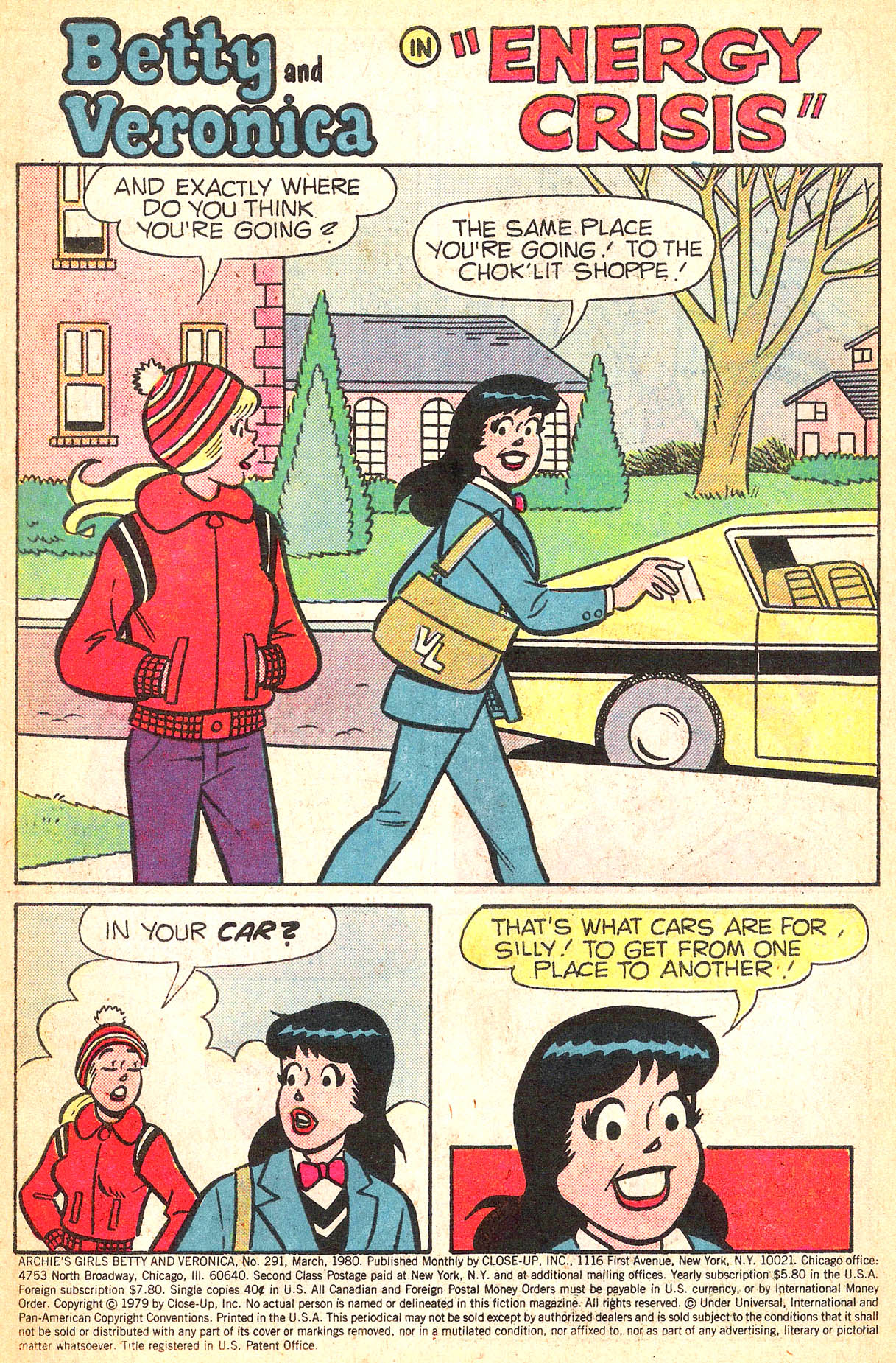 Read online Archie's Girls Betty and Veronica comic -  Issue #291 - 3
