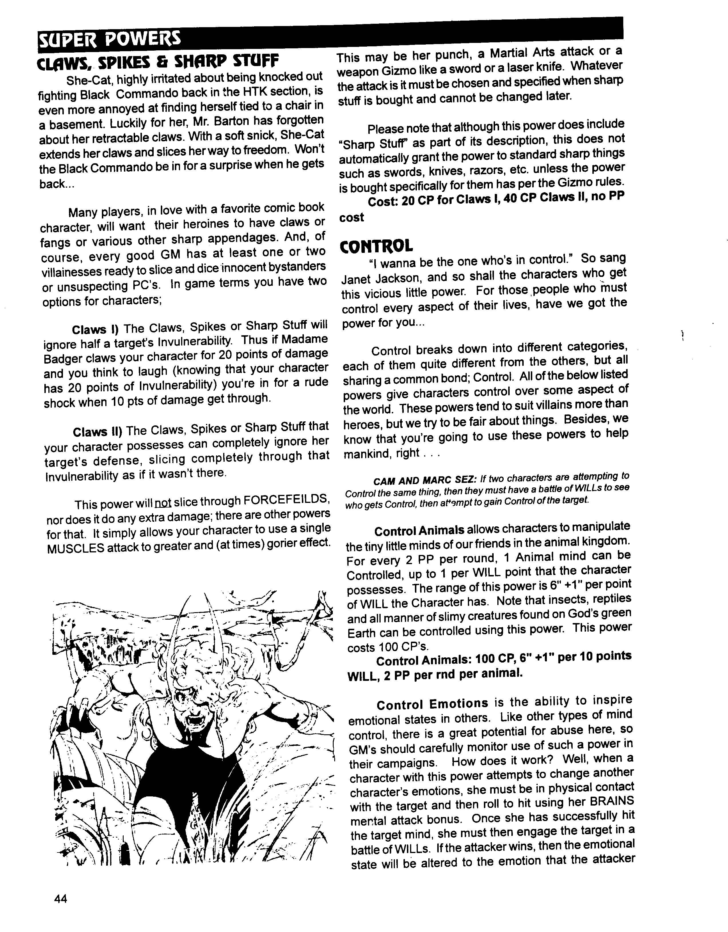 Read online Superbabes: The Femforce Role-Playing Game comic -  Issue # TPB - 46