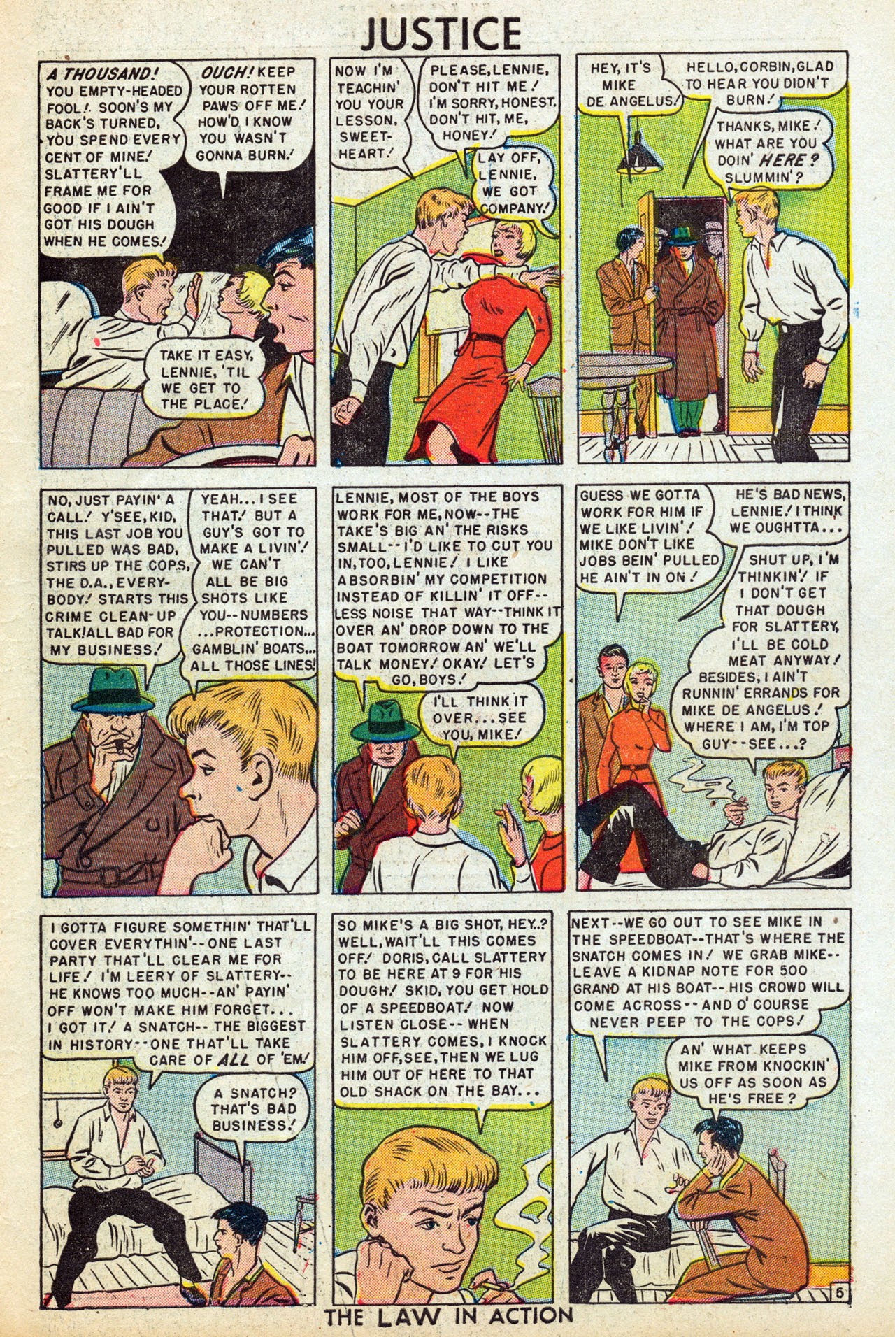 Read online Justice (1947) comic -  Issue #10 - 7