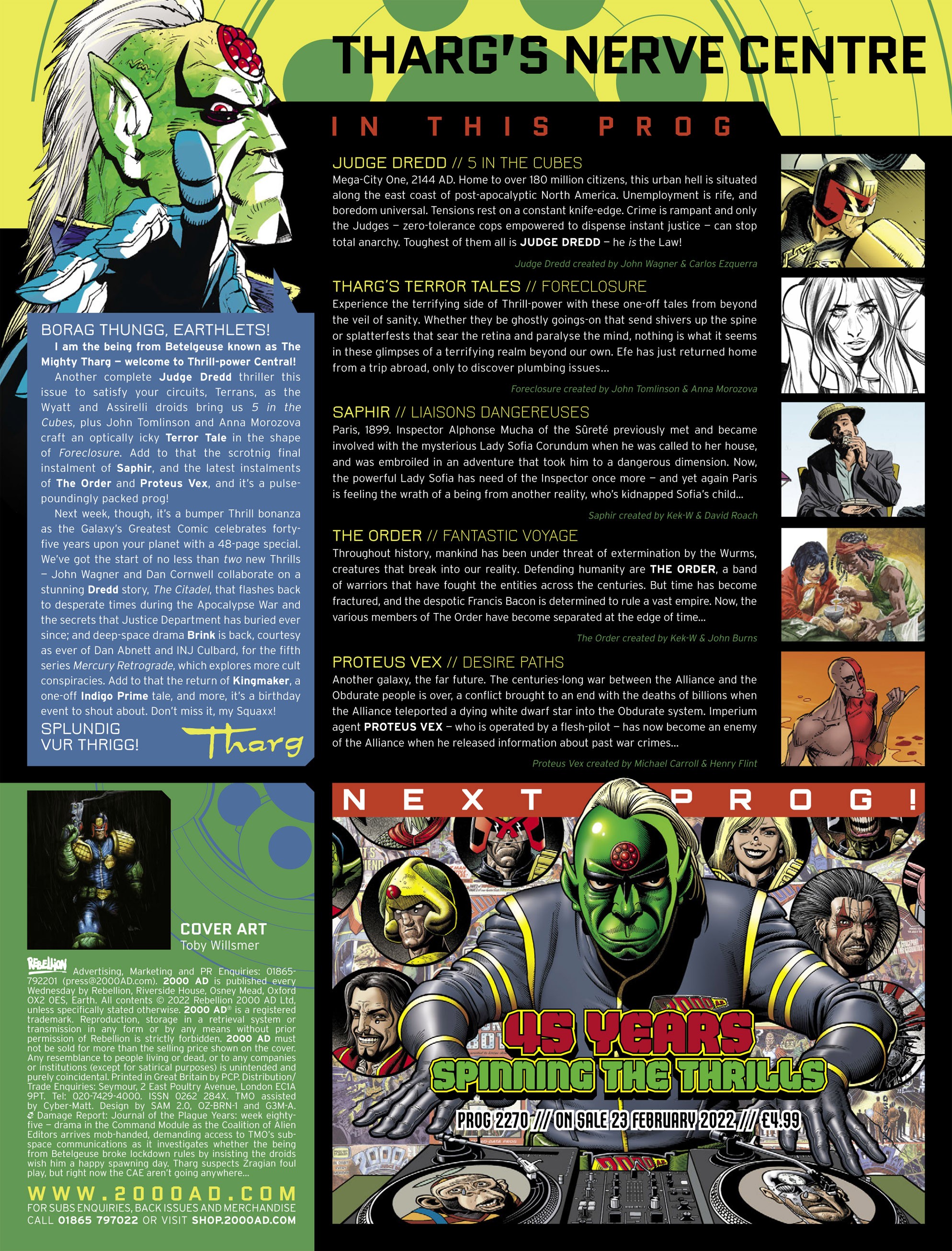 Read online 2000 AD comic -  Issue #2269 - 2