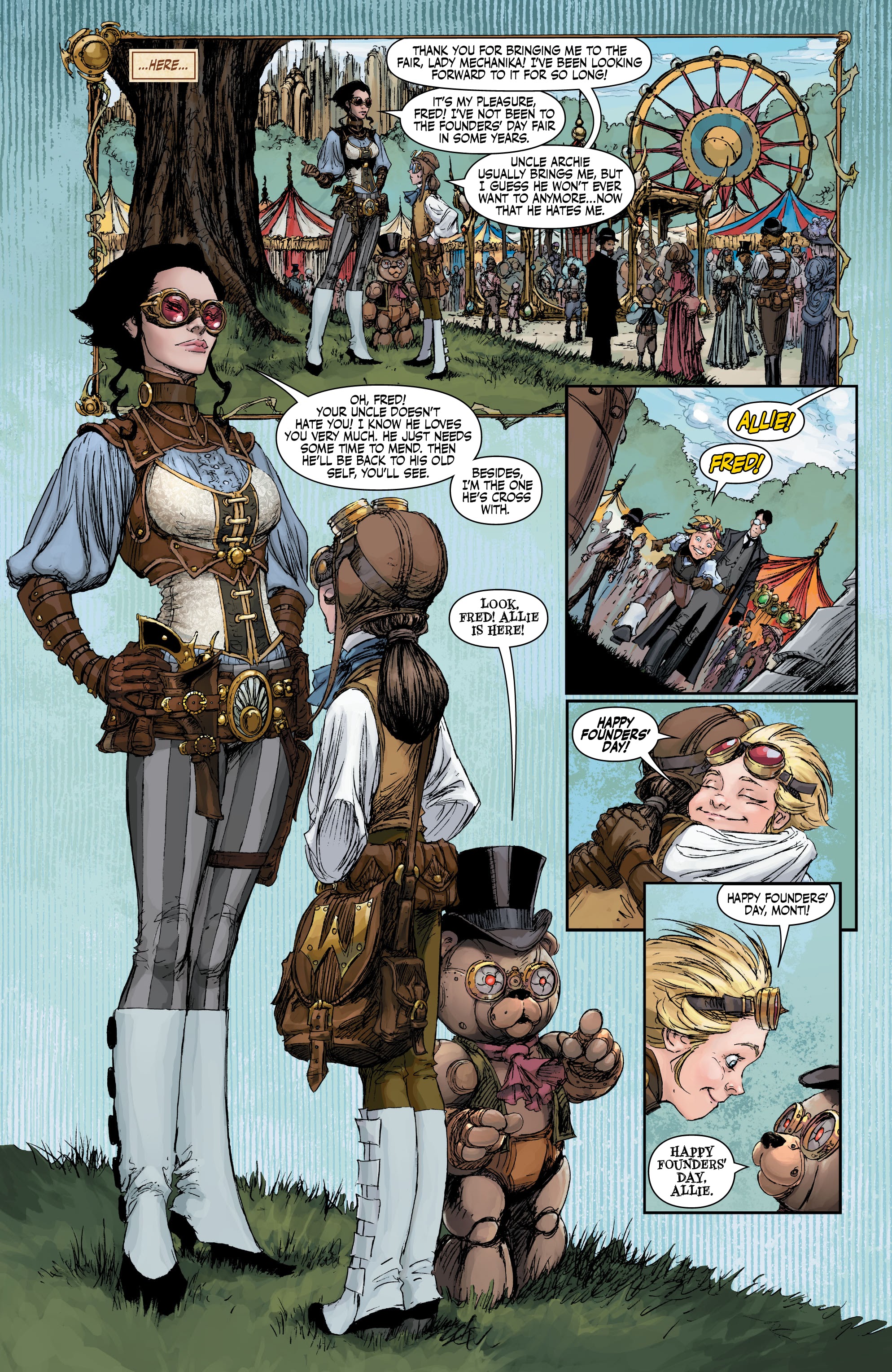 Read online Lady Mechanika: The Monster of The Ministry of Hell comic -  Issue #1 - 7