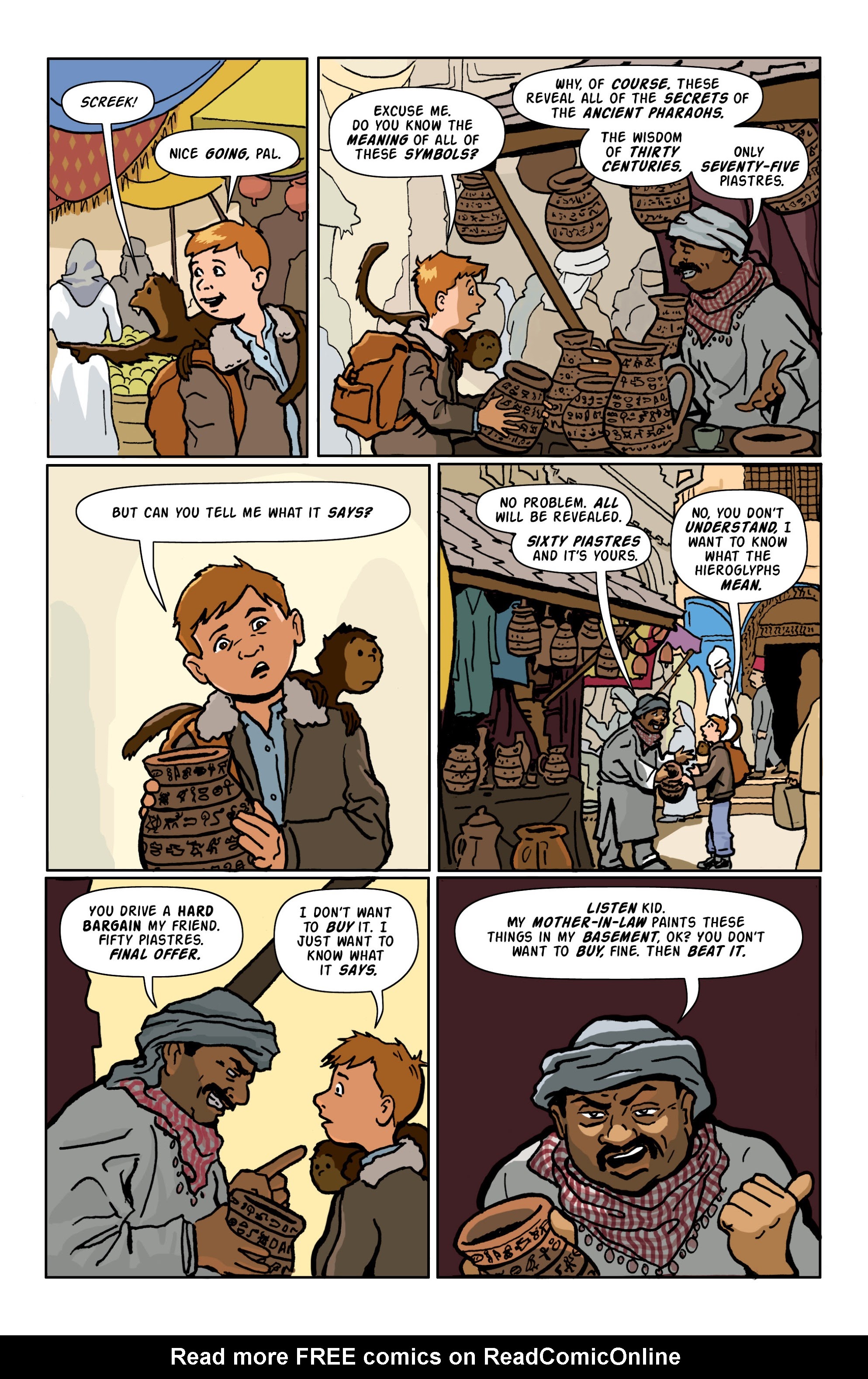 Read online Rocket Robinson and the Pharaoh's Fortune comic -  Issue # TPB (Part 1) - 32