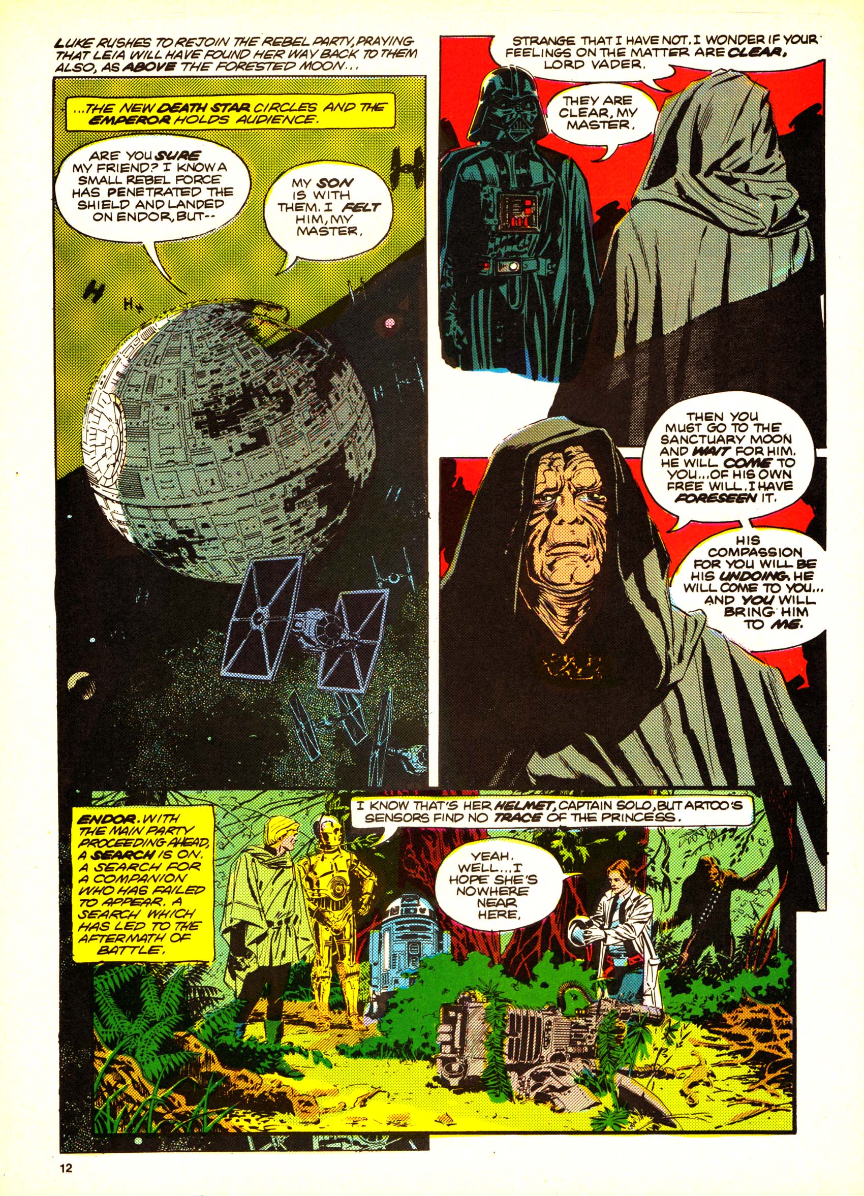 Read online Return of the Jedi comic -  Issue #153 - 12