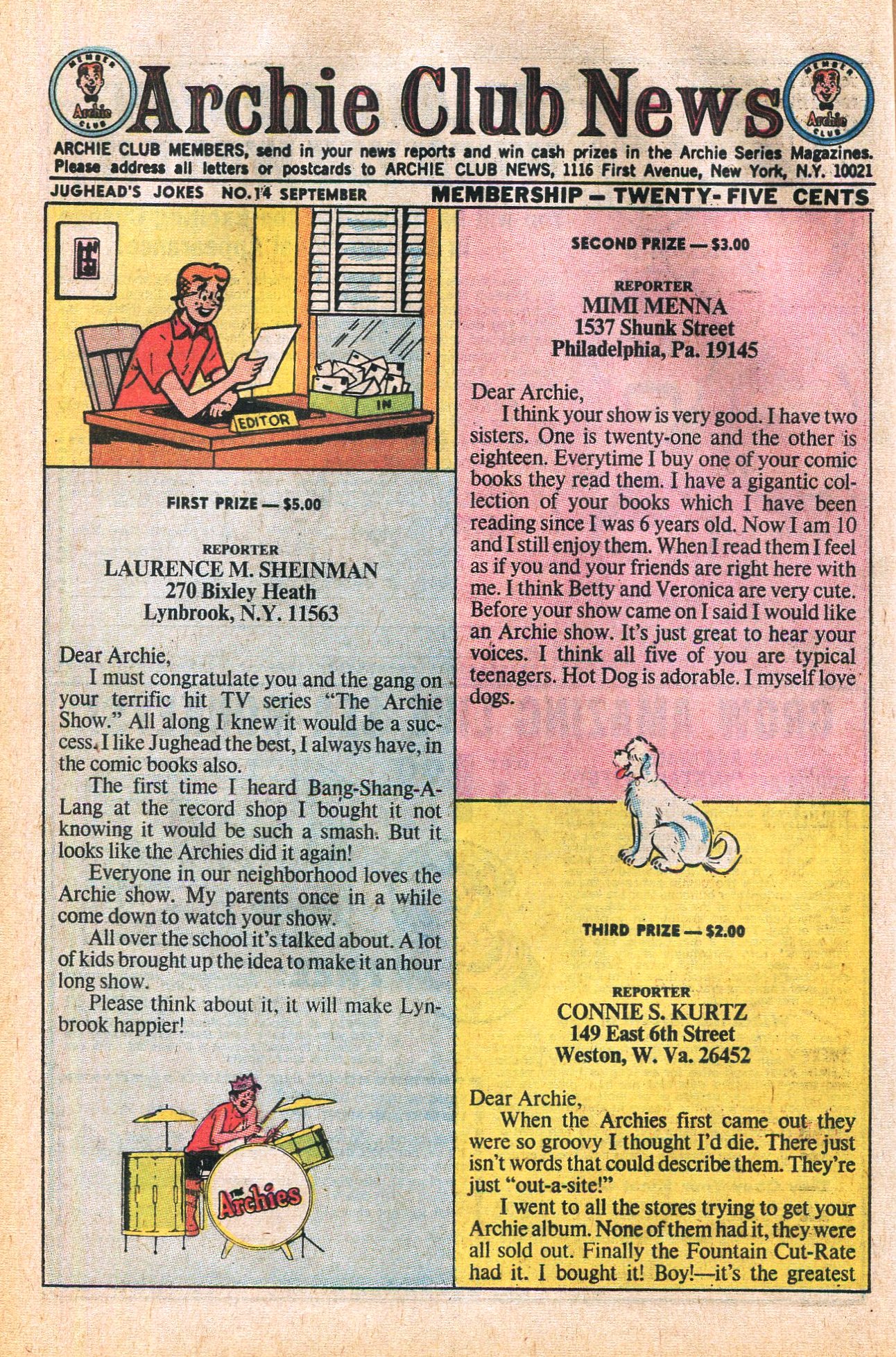 Read online Jughead's Jokes comic -  Issue #14 - 36