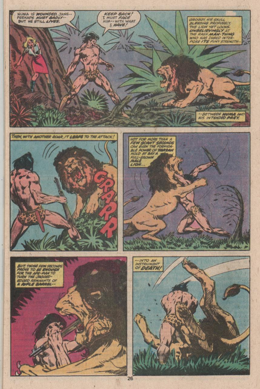 Read online Tarzan (1977) comic -  Issue #11 - 15