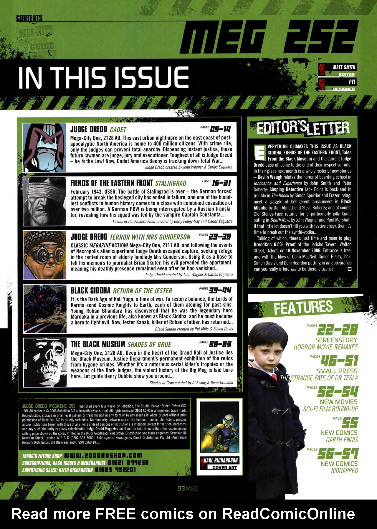 Read online Judge Dredd Megazine (Vol. 5) comic -  Issue #252 - 3