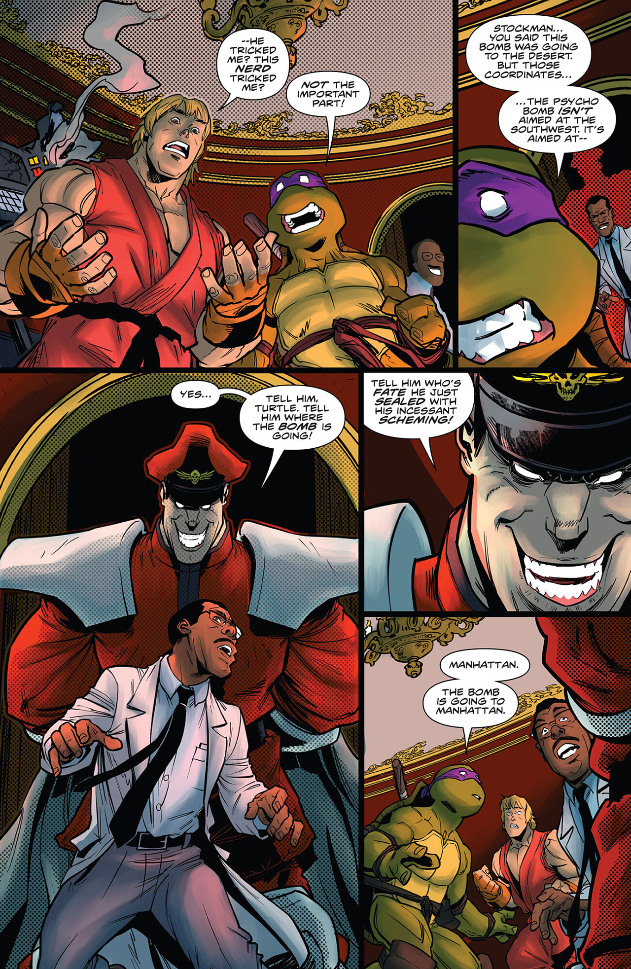 Read online Teenage Mutant Ninja Turtles vs. Street Fighter comic -  Issue #4 - 19