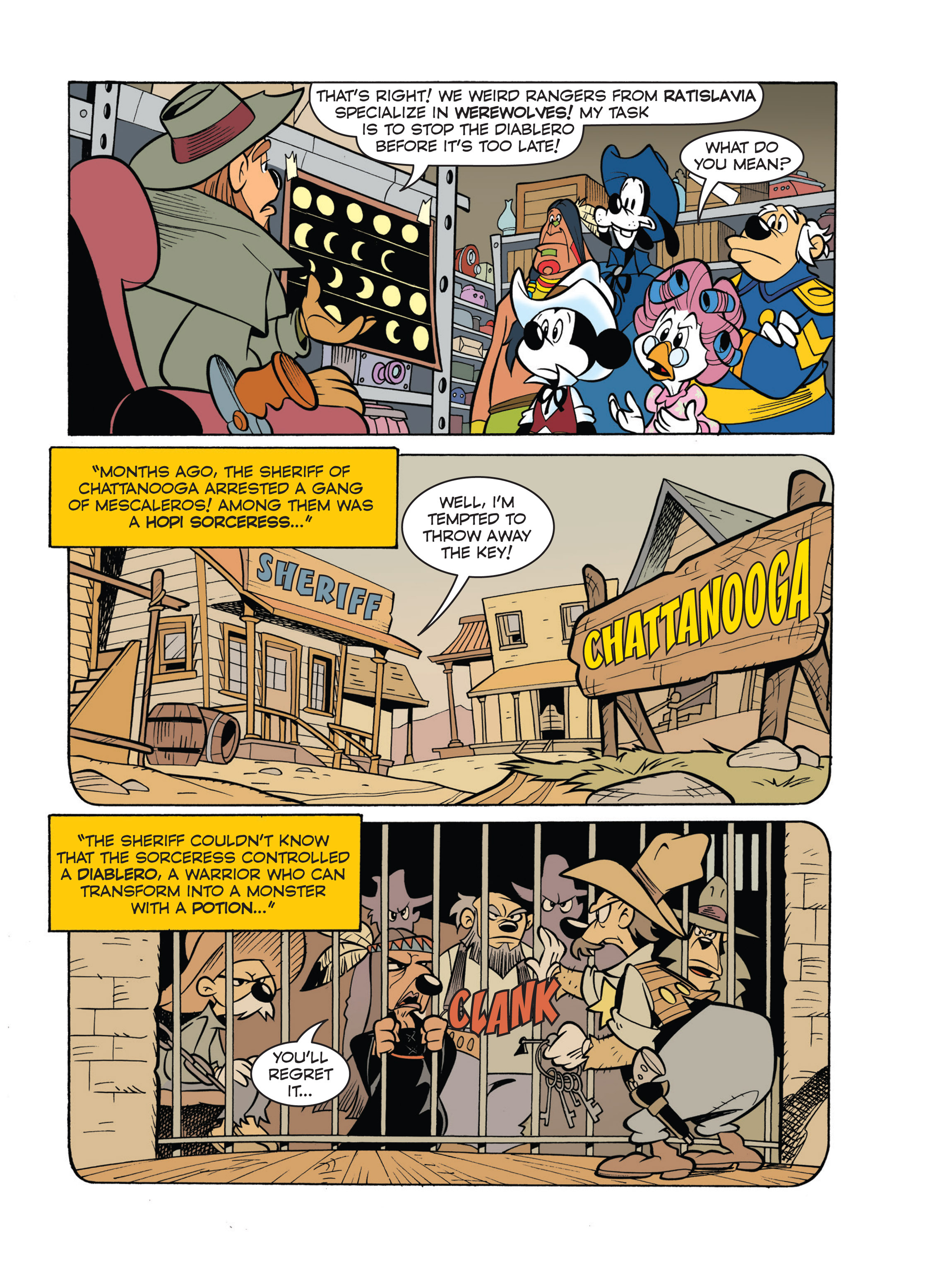 Read online Weird West Mickey: Night of the Diablero comic -  Issue # Full - 13