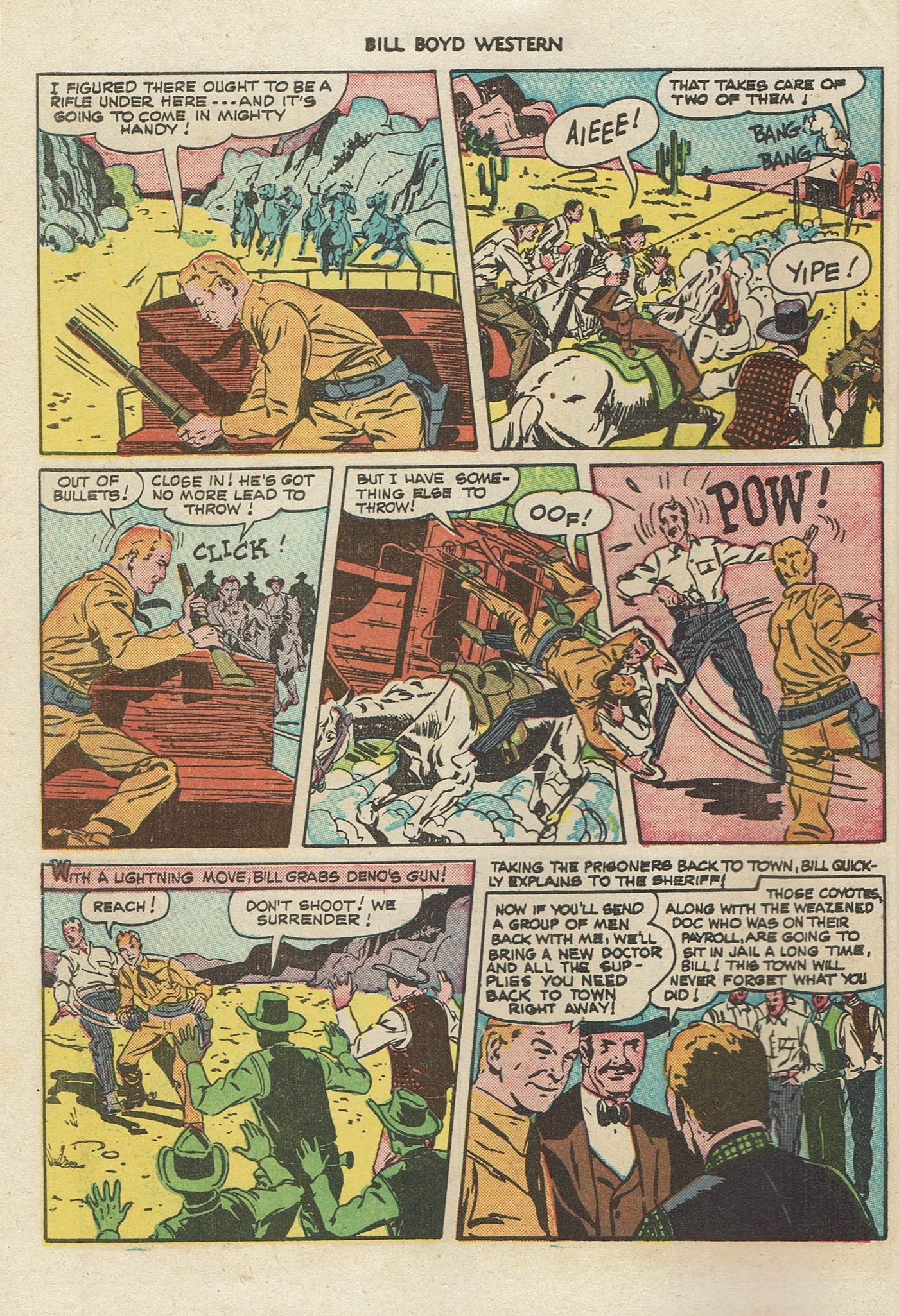 Read online Bill Boyd Western comic -  Issue #13 - 22
