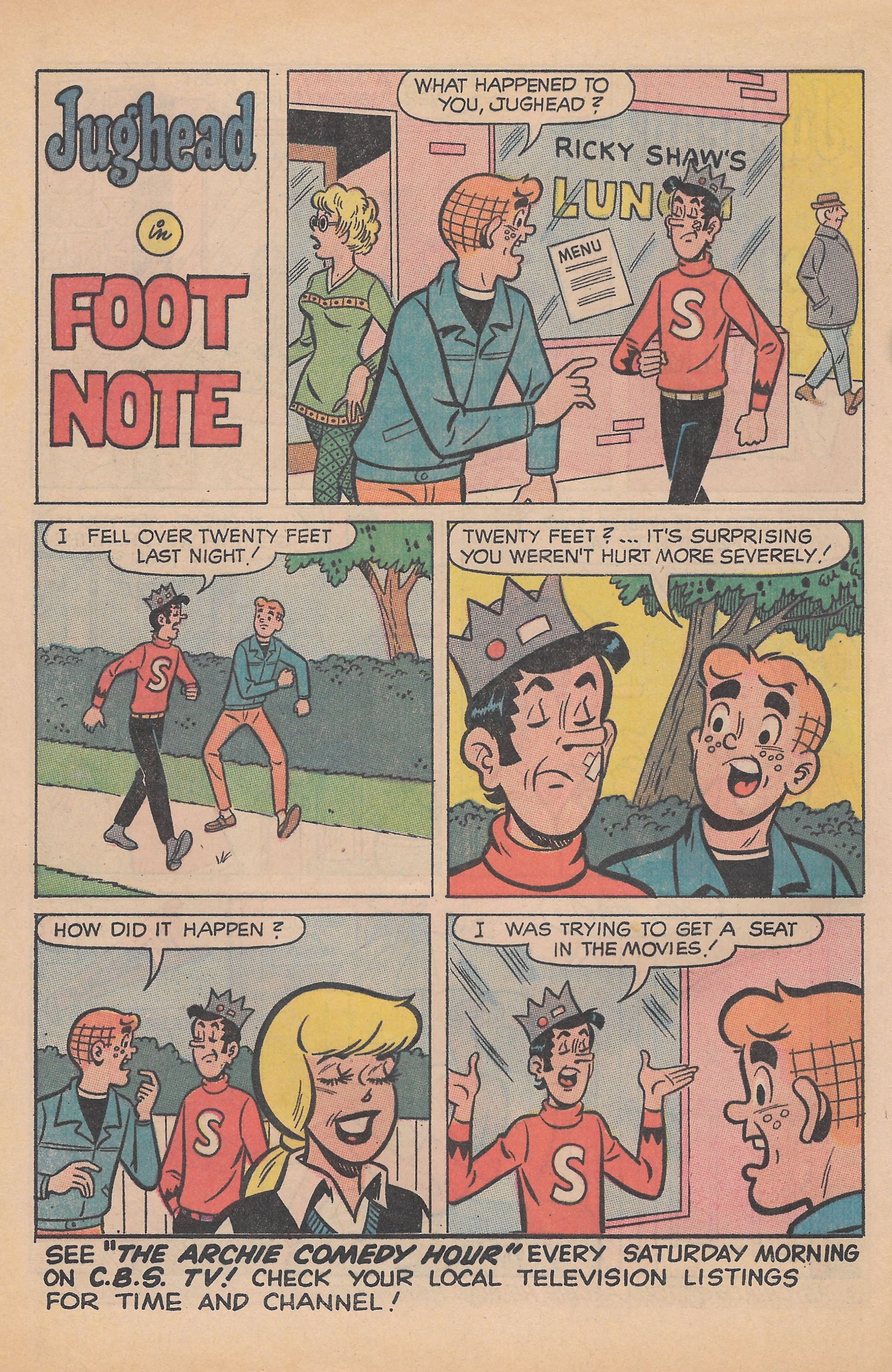 Read online Jughead's Jokes comic -  Issue #18 - 62