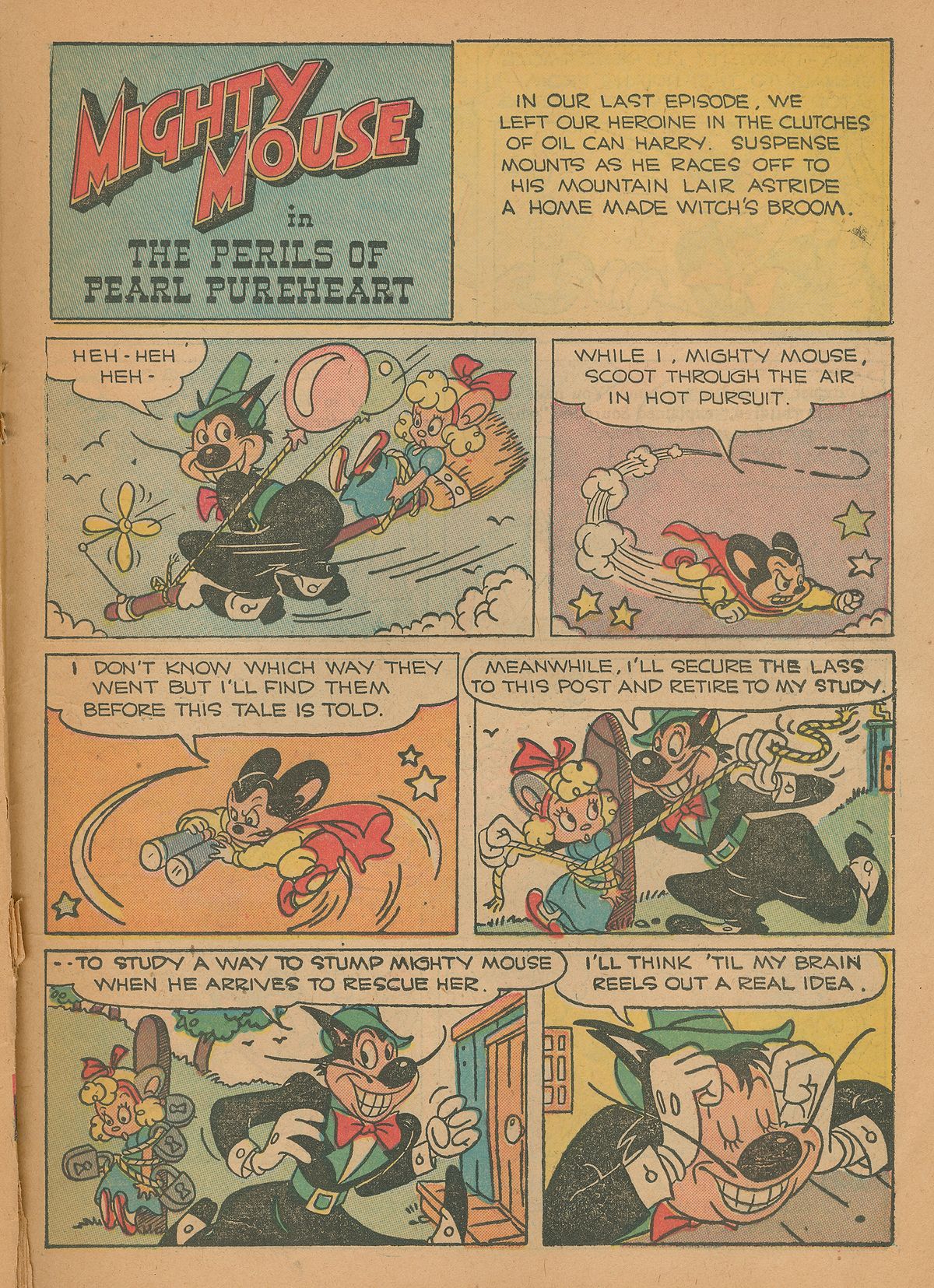 Read online Paul Terry's Mighty Mouse Comics comic -  Issue #24 - 23
