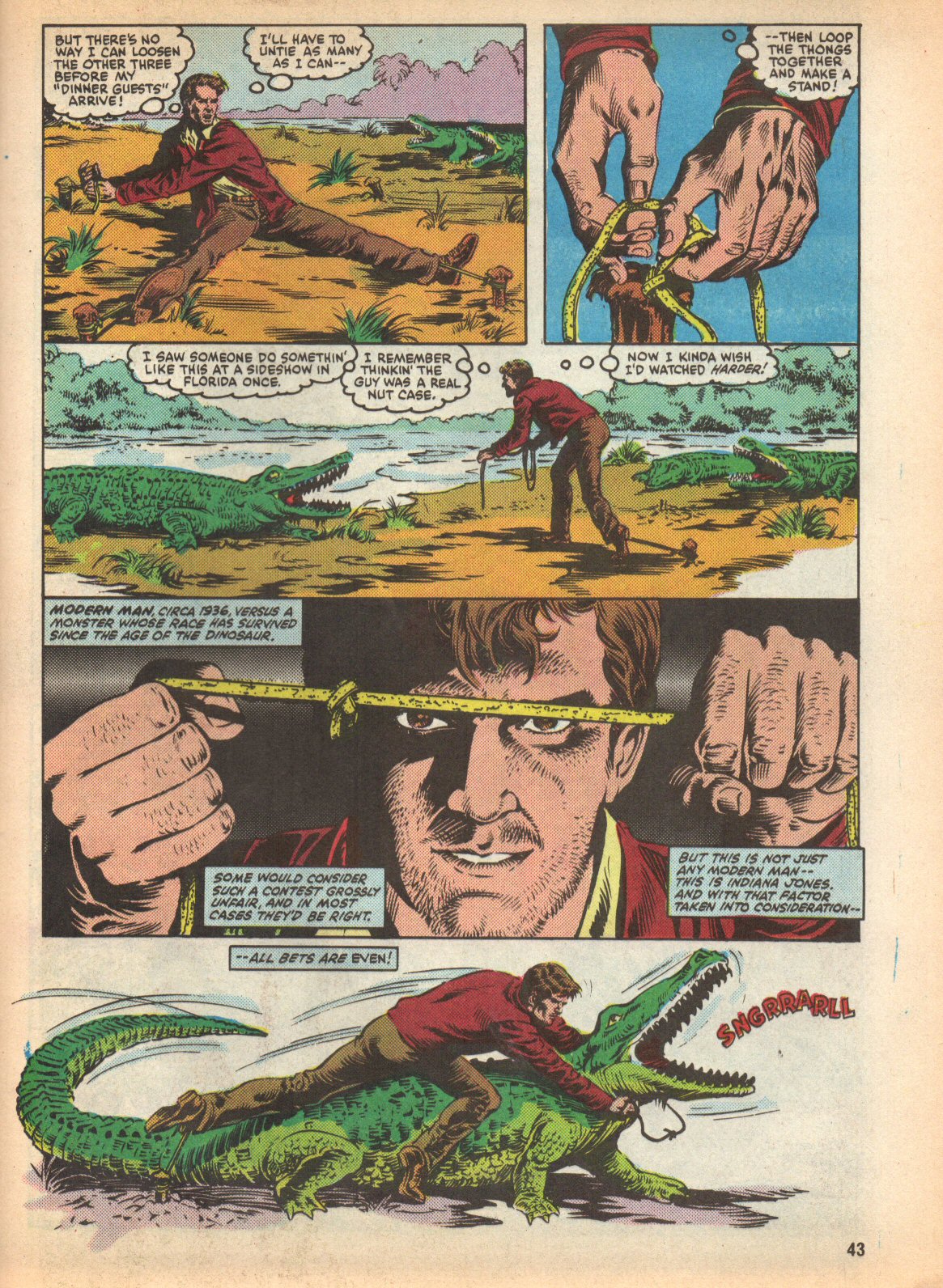 Read online Indiana Jones comic -  Issue #7 - 43