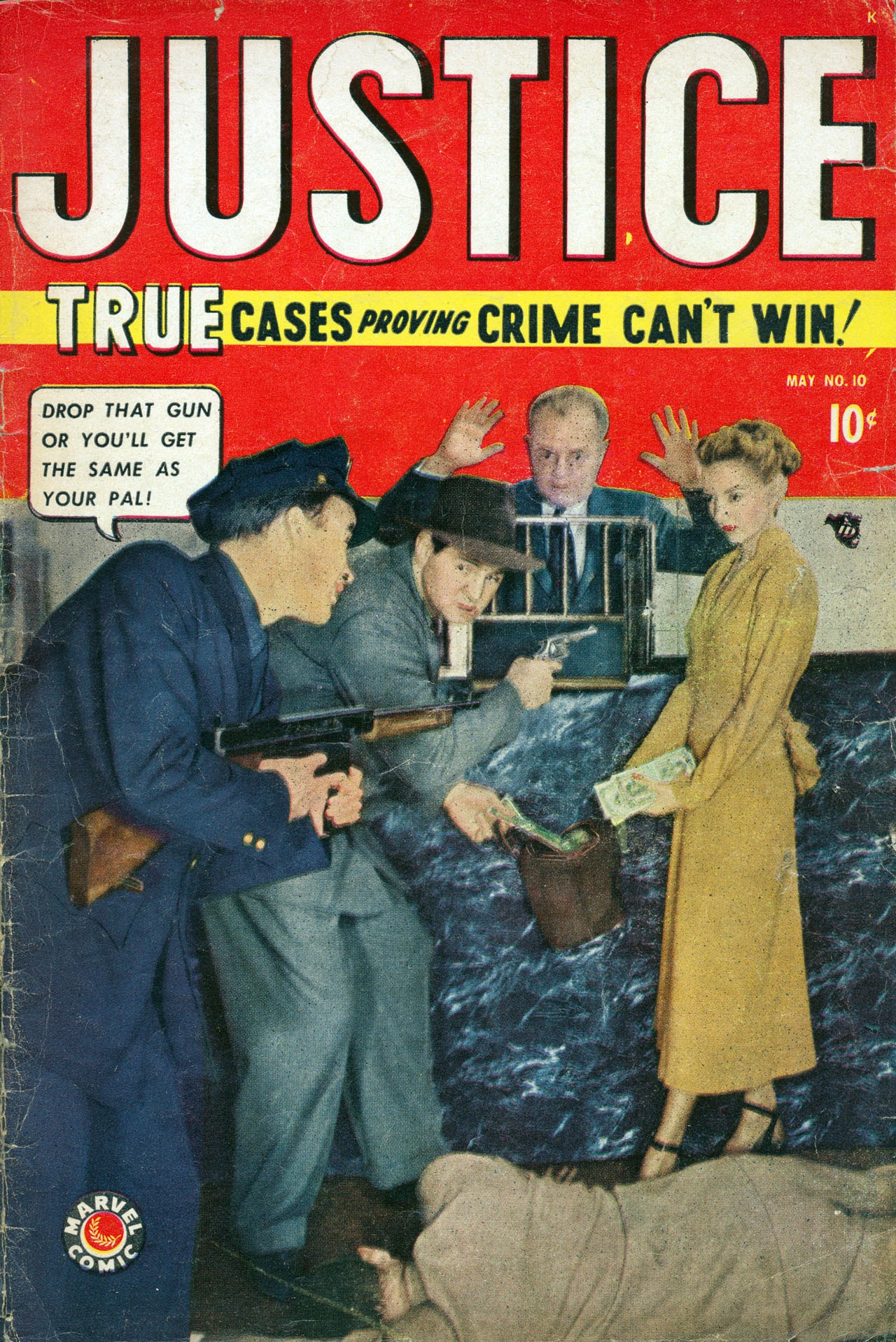 Read online Justice (1947) comic -  Issue #10 - 1