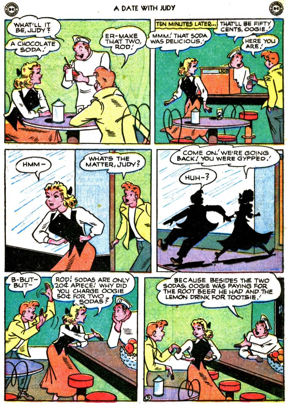 Read online A Date with Judy comic -  Issue #10 - 49