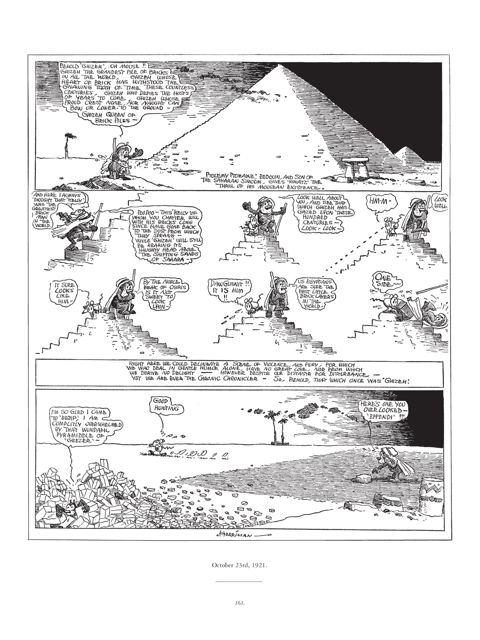 Read online Krazy & Ignatz comic -  Issue # TPB 2 - 161