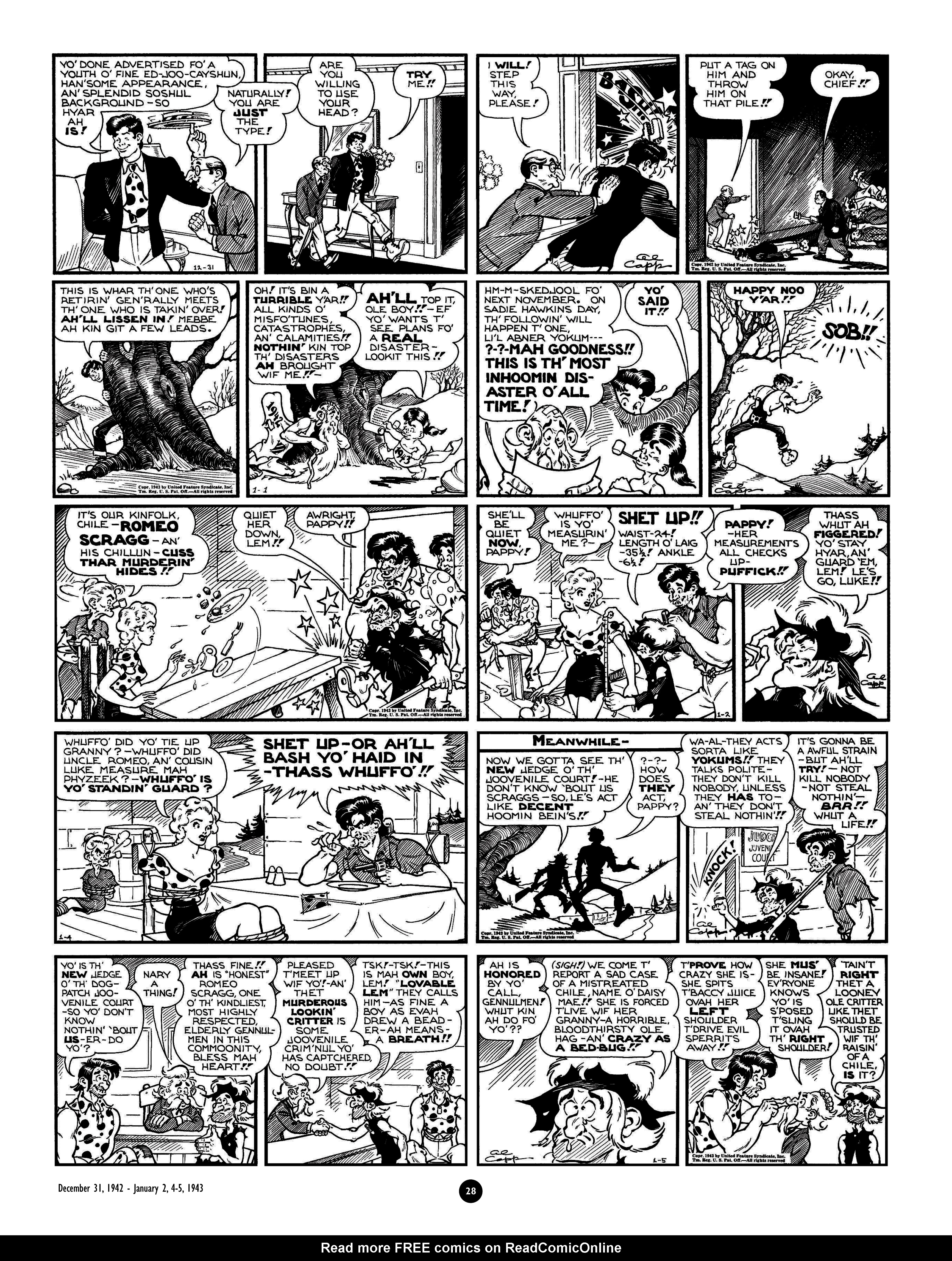 Read online Al Capp's Li'l Abner Complete Daily & Color Sunday Comics comic -  Issue # TPB 5 (Part 1) - 29