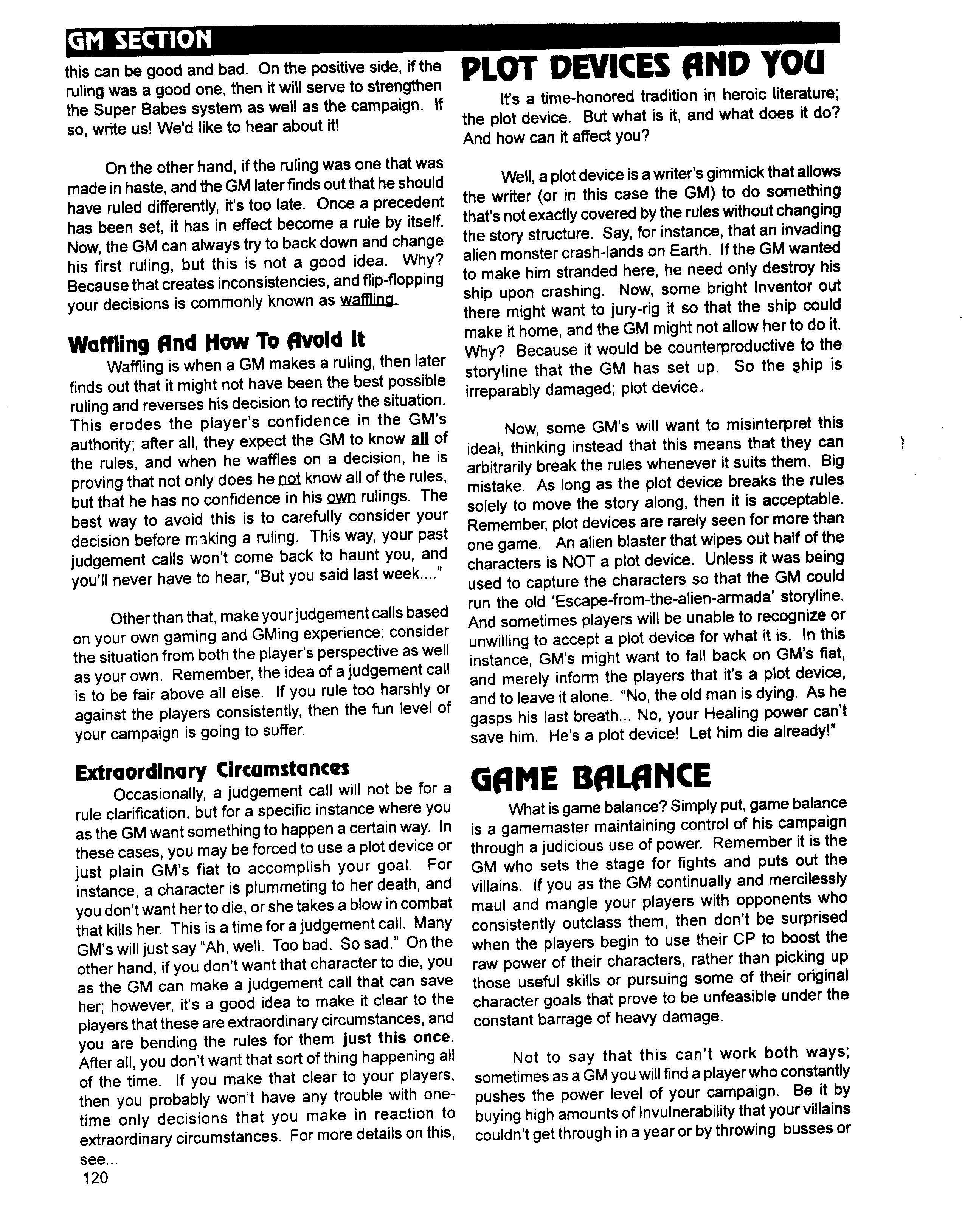 Read online Superbabes: The Femforce Role-Playing Game comic -  Issue # TPB - 122