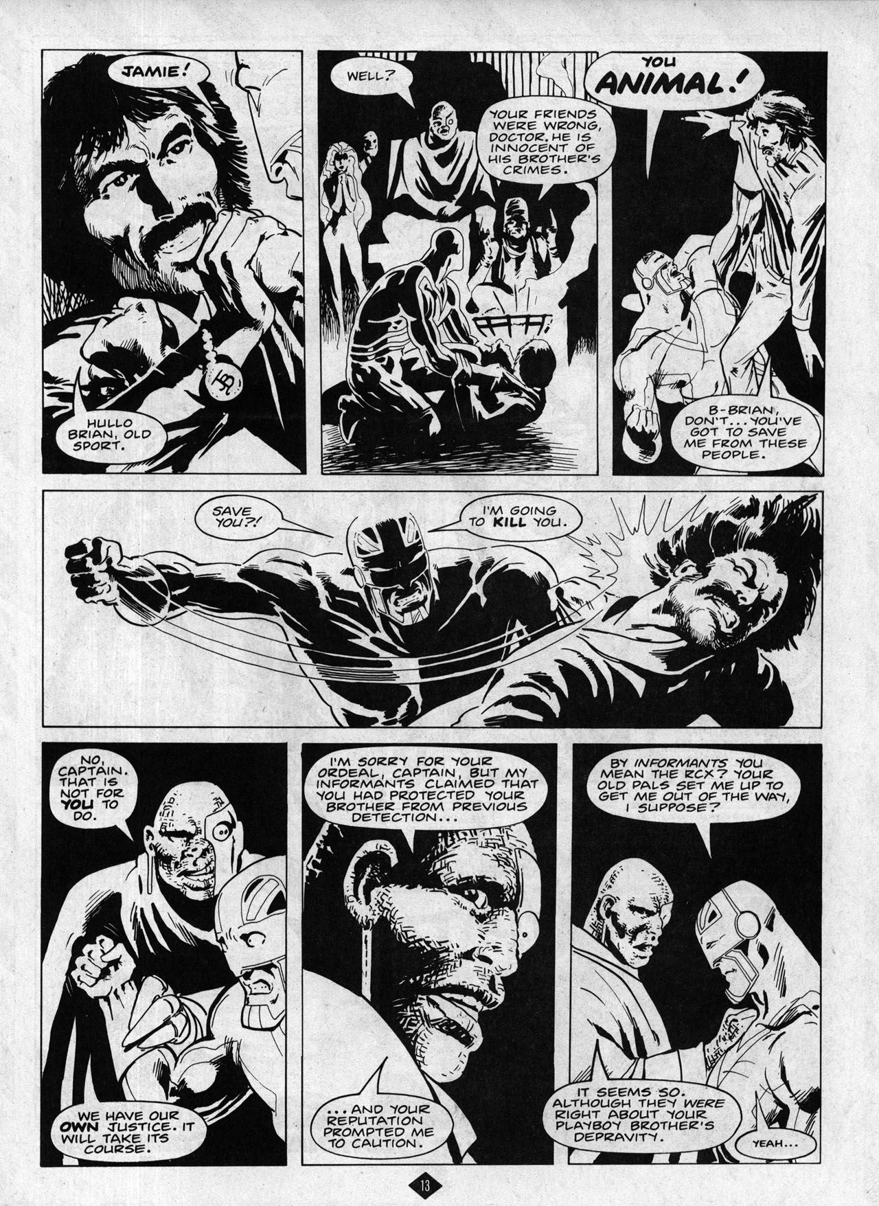 Read online Captain Britain (1985) comic -  Issue #10 - 13
