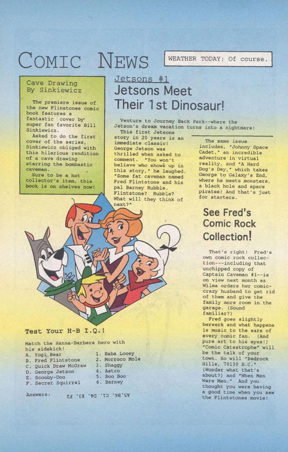 Read online The Flintstones (1995) comic -  Issue #1 - 13